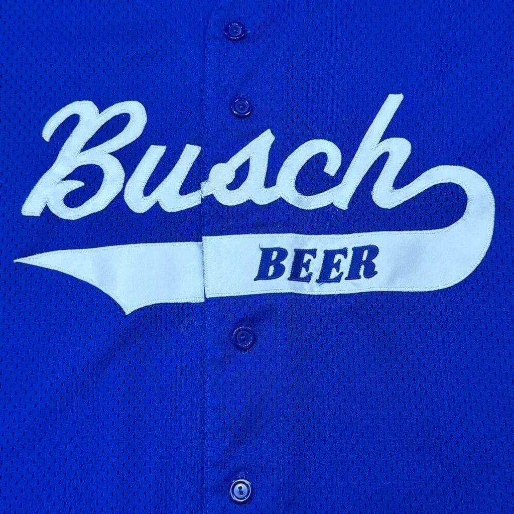 Majestic Vintage 90’s Busch Beer St. Louis Cardinals Baseball Jersey Size US XL / EU 56 / 4 - 2 Thumbnail