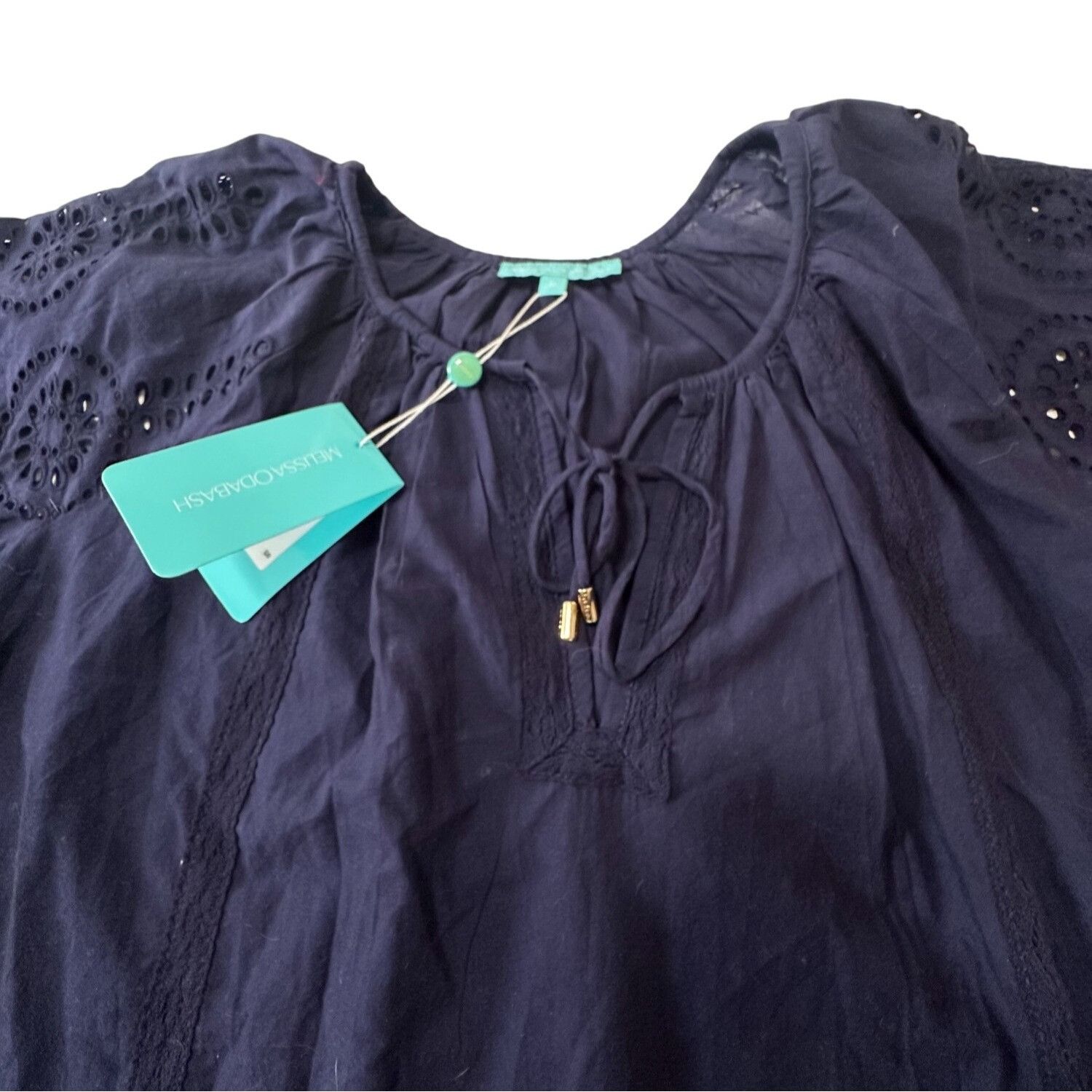 Other Melissa Odabash Ashley Eyelet Cotton Mini Dress, S NWT Size S / US 4 / IT 40 - 11 Thumbnail