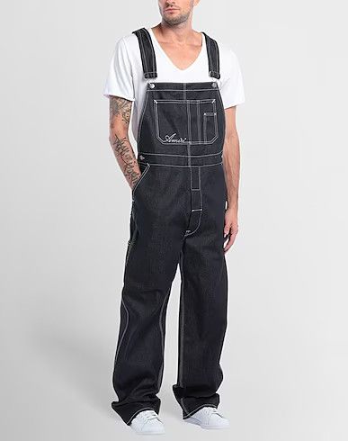 ooy1o0923 Denim overalls in Blue