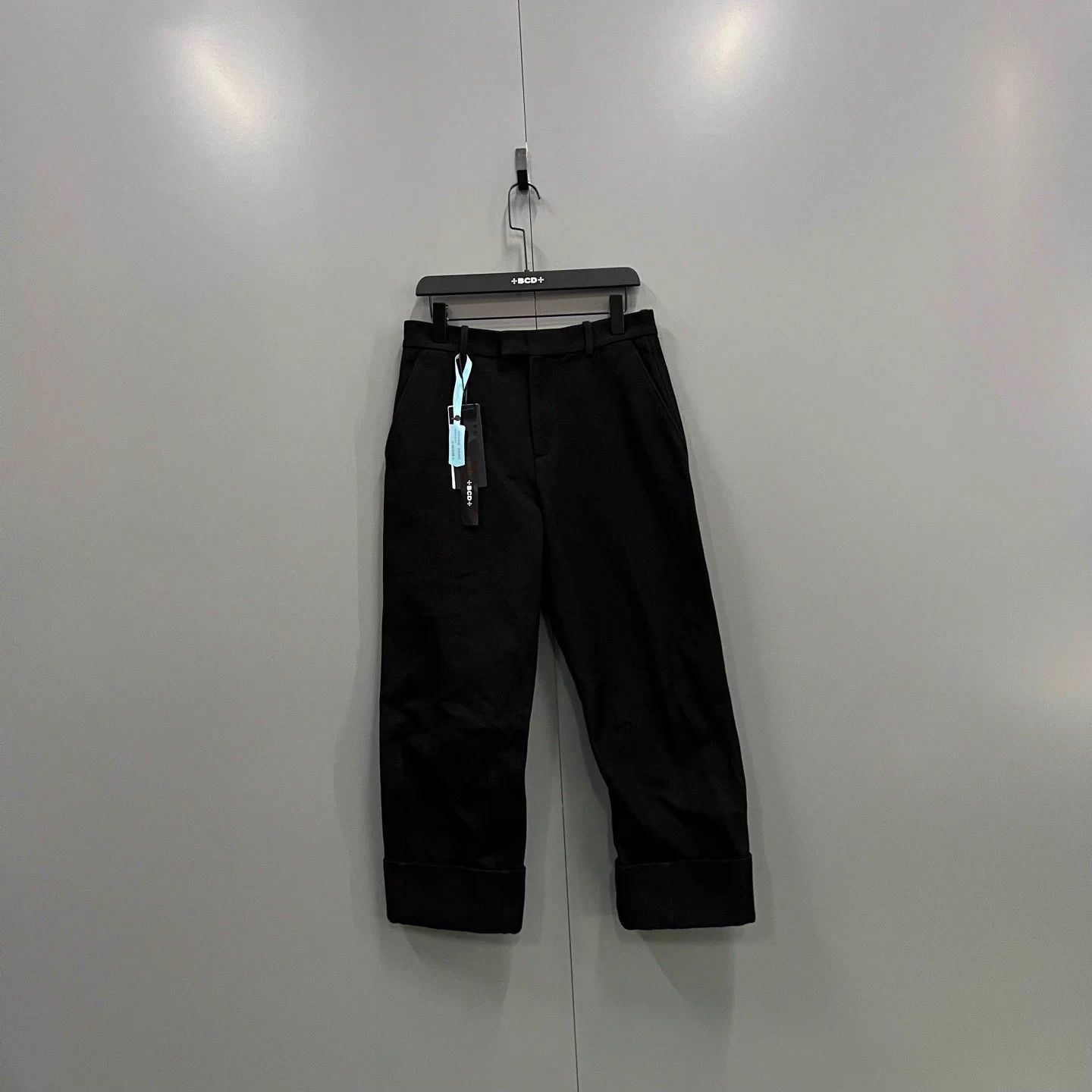 Bottega Veneta BV black straight-leg pants 44 98 new Size US 28 / EU 44 - 1 Thumbnail
