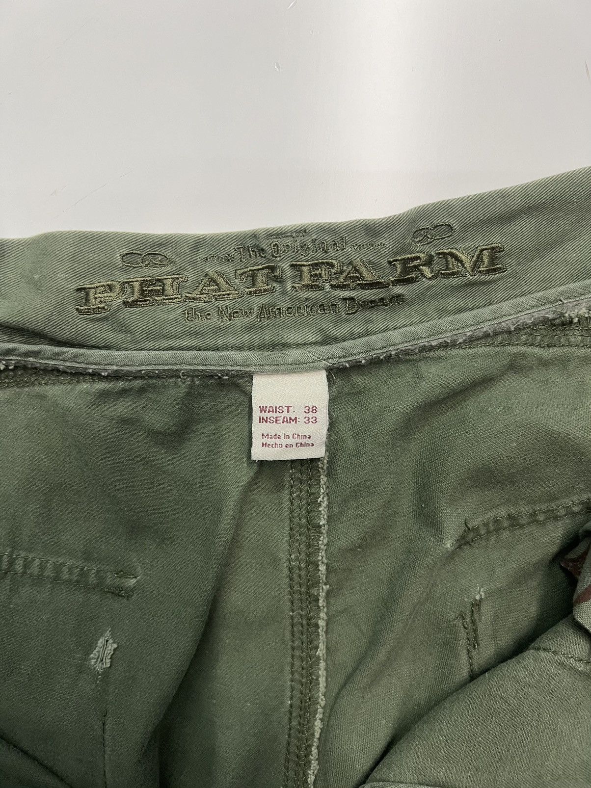 Vintage VINTAGE PHAT FARM CARGO PANT SIZE 39 Size US 39 - 4 Thumbnail