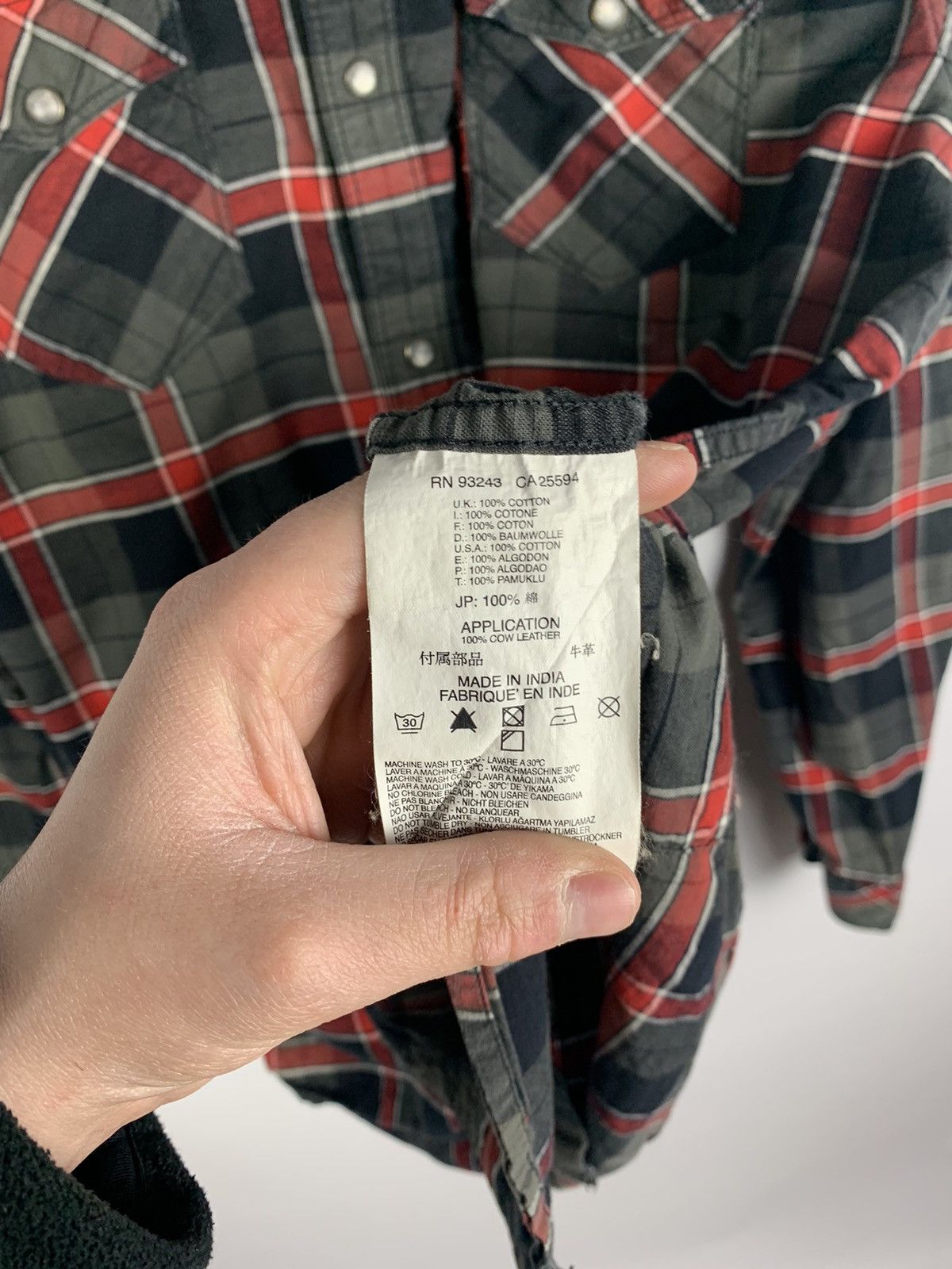 Diesel Diesel Plaid Avant Garde Shirt Buttons Ups Mens Size M Y2K Size US M / EU 48-50 / 2 - 9 Thumbnail