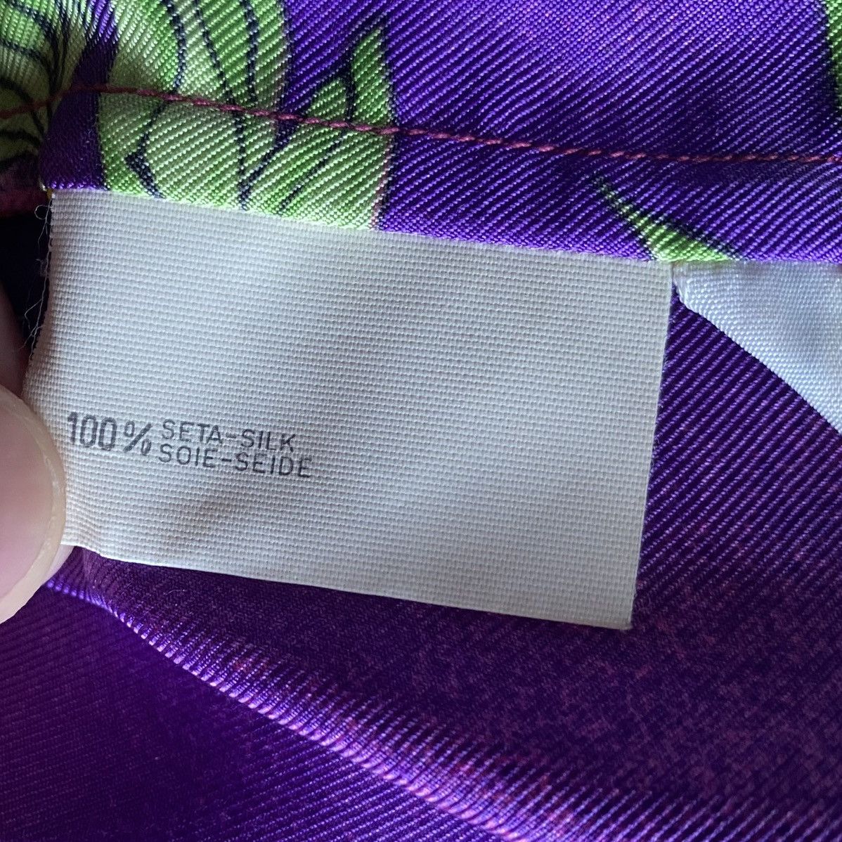 Versace Vintage Silk Versace Sport Gymnastic Oversize Shirt Size XS / US 0-2 / IT 36-38 - 12 Thumbnail