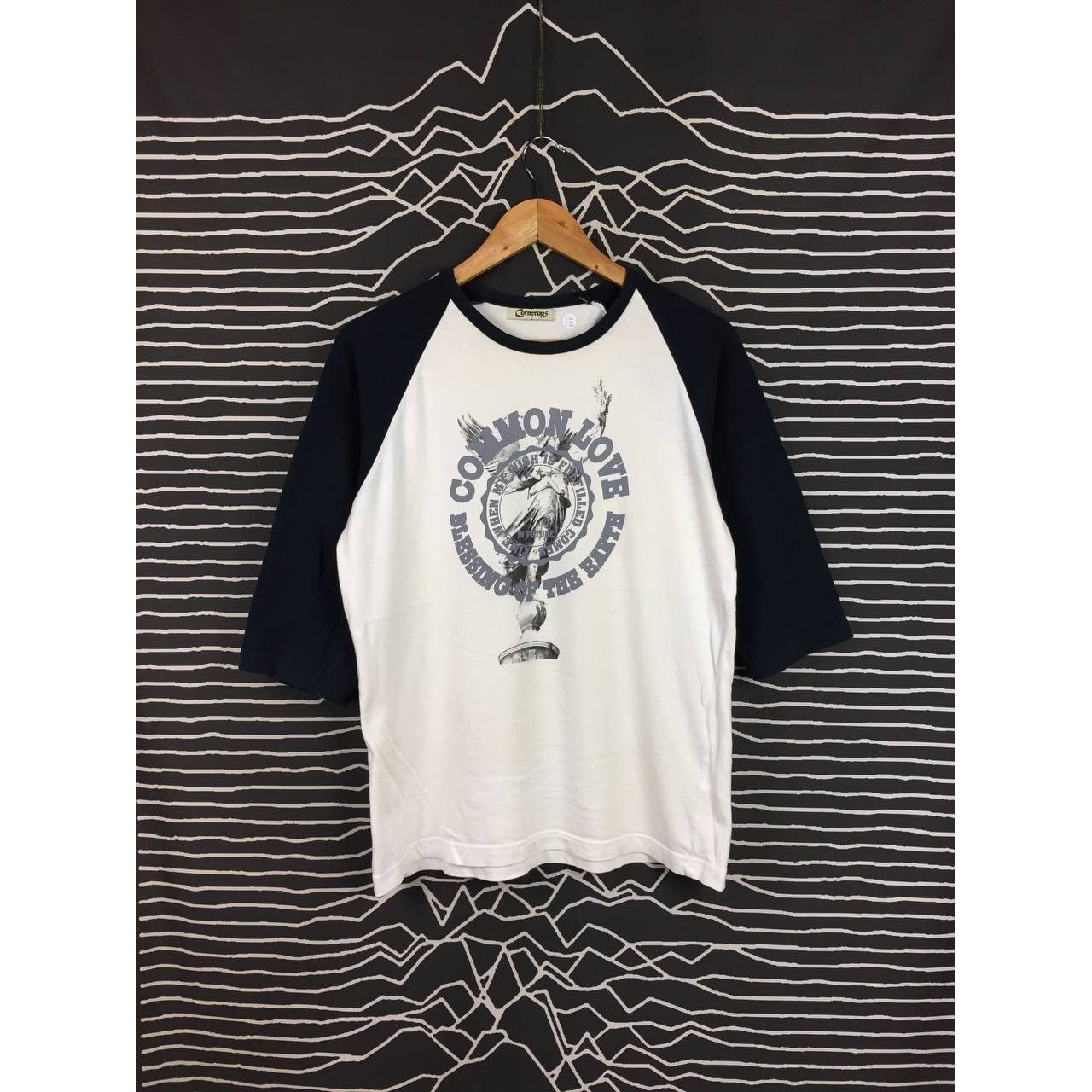Vintage Common Love Blessing Of The Earth Liberty Graphic Raglan Tee Size US M / EU 48-50 / 2 - 2 Thumbnail