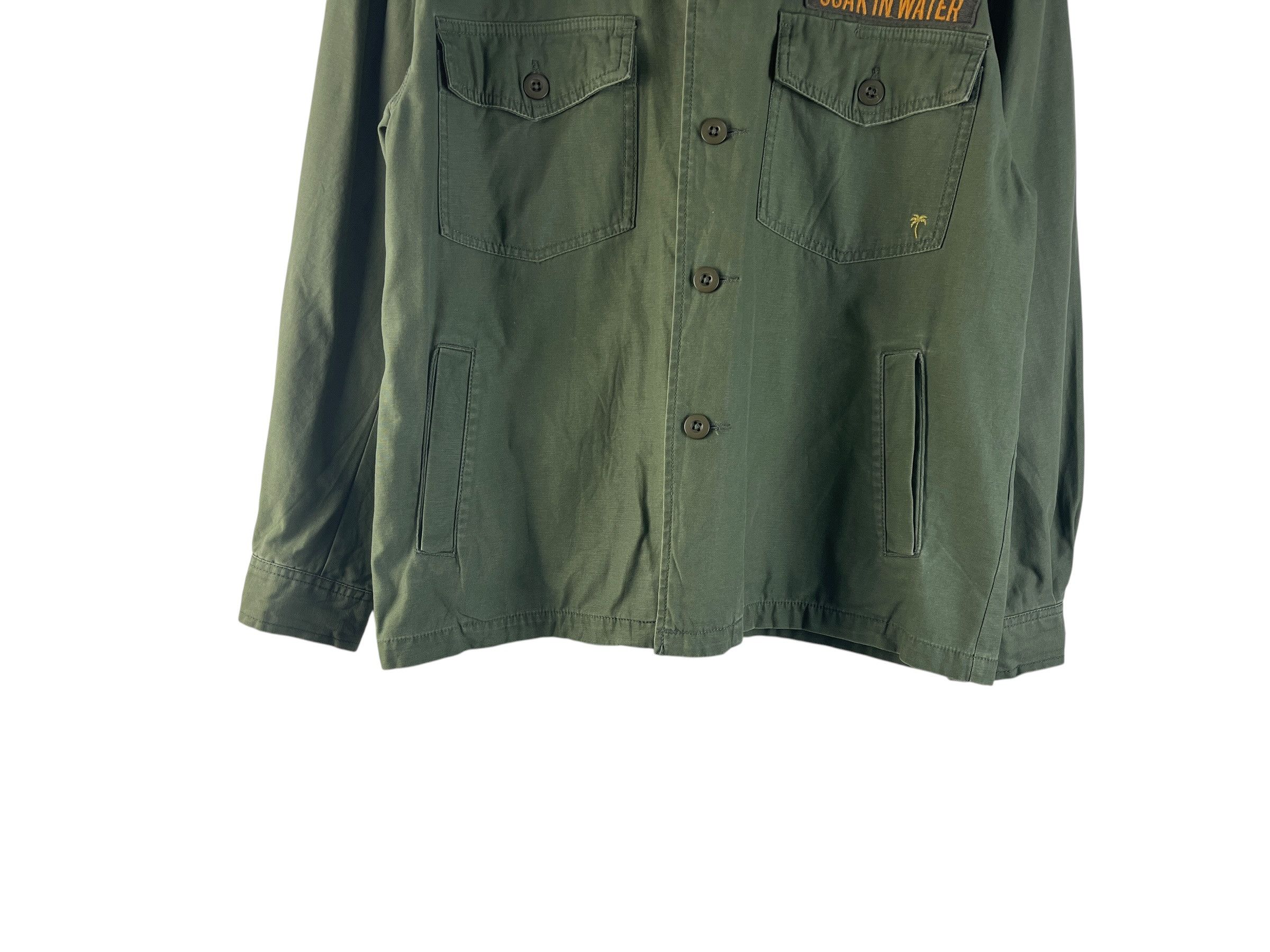 Japanese Brand BAYFLOW Military Utility Shirt Jacket Olive Green Soak In Size US L / EU 52-54 / 3 - 10 Thumbnail