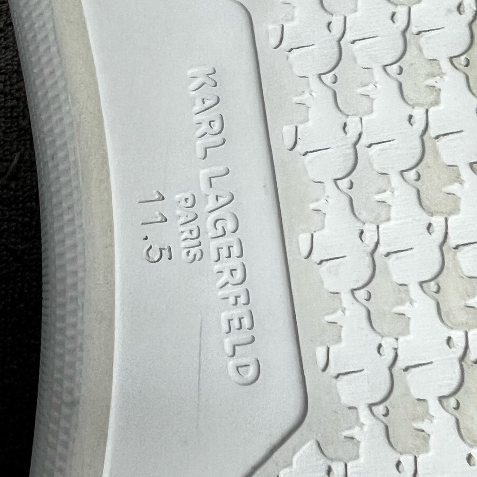 Karl Lagerfeld Karl Lagerfeld Kapri Lo Mono Mid Low Cut Mens Sneakers RARE Size US 11.5 / EU 44-45 - 8 Thumbnail