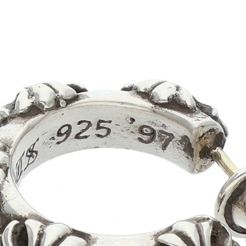 Chrome Hearts Chrome Hearts Small Cross Band Hoop Earring Size ONE SIZE - 4 Thumbnail