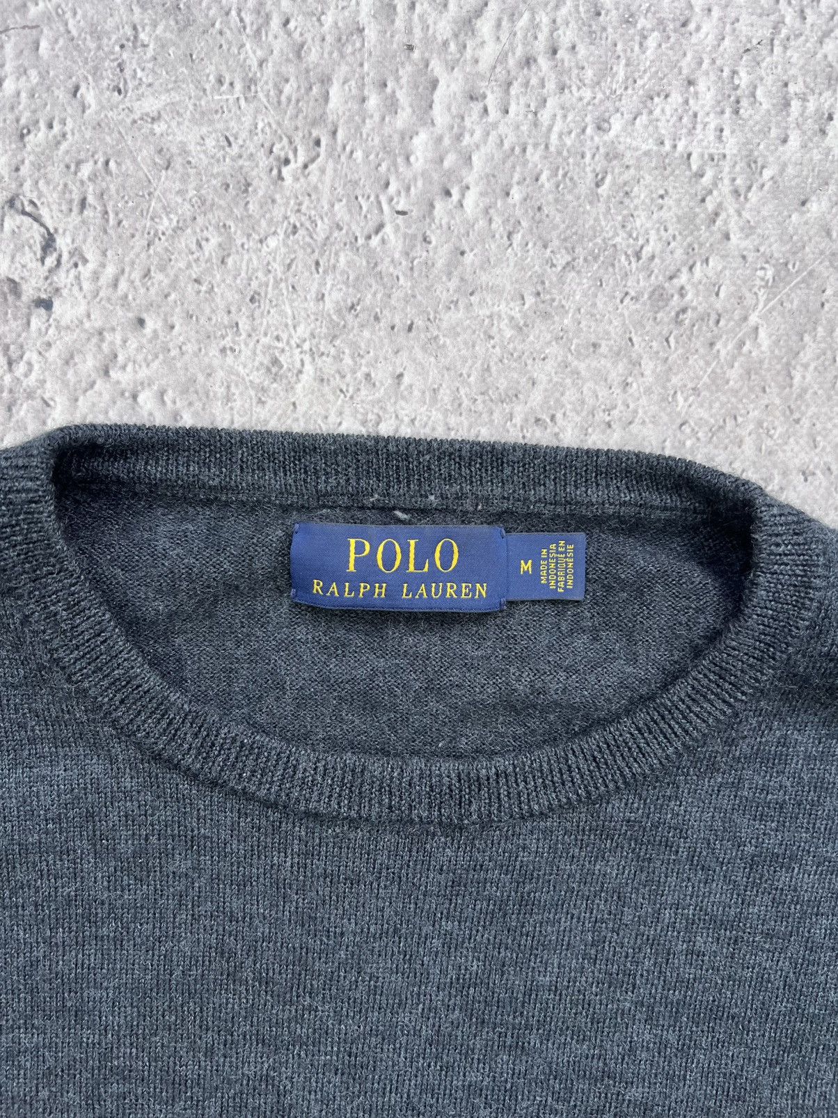 Polo Ralph Lauren × Vintage POLO RALPH LAUREN OLD MONEY KNITTED WOOL SWEATER CREWNECK Size US M / EU 48-50 / 2 - 3 Thumbnail