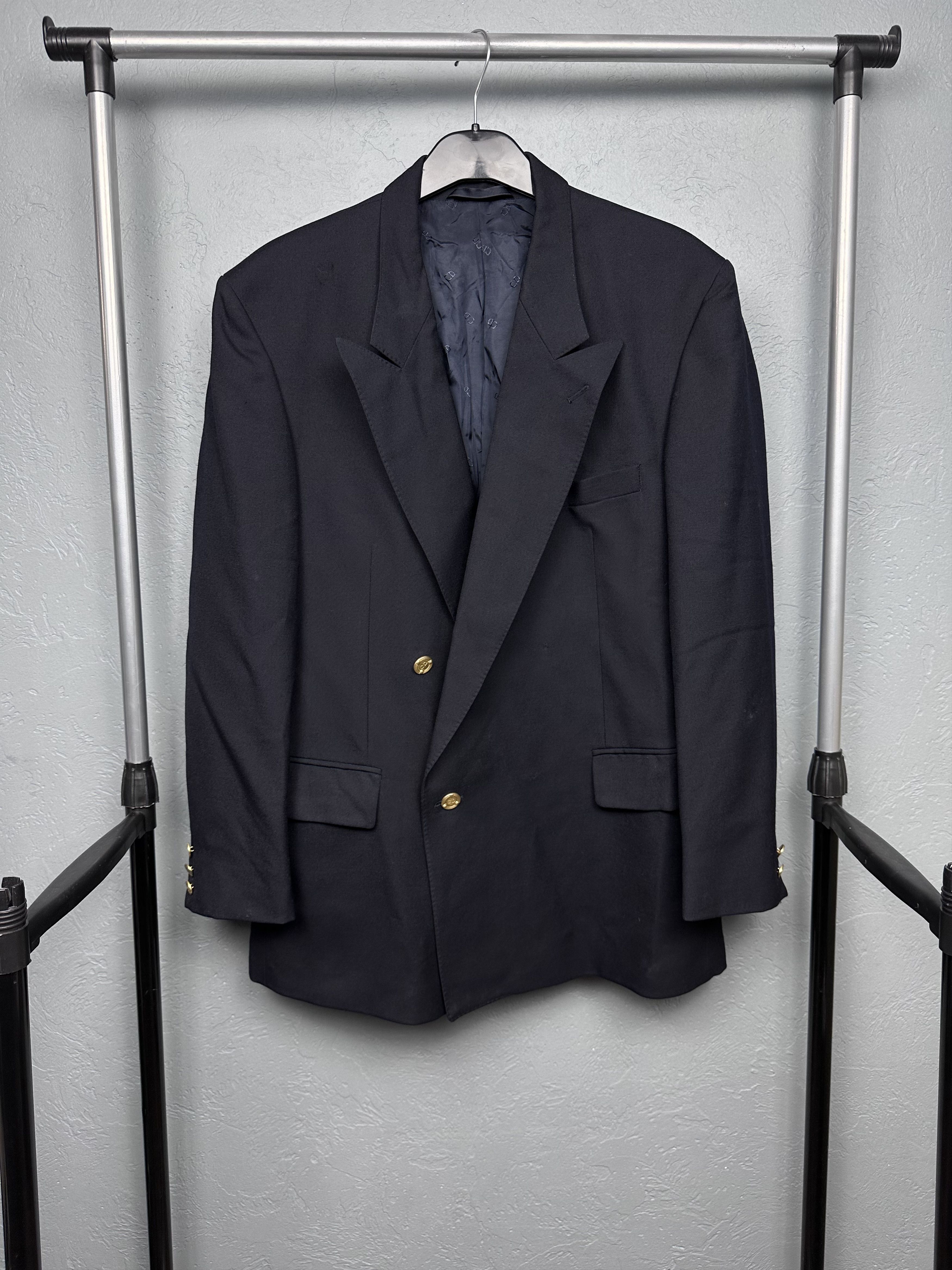 Christian Dior Monsieur Christian Dior Vintage Mens Blazer Jacket Size US M / EU 48-50 / 2 - 1 Thumbnail