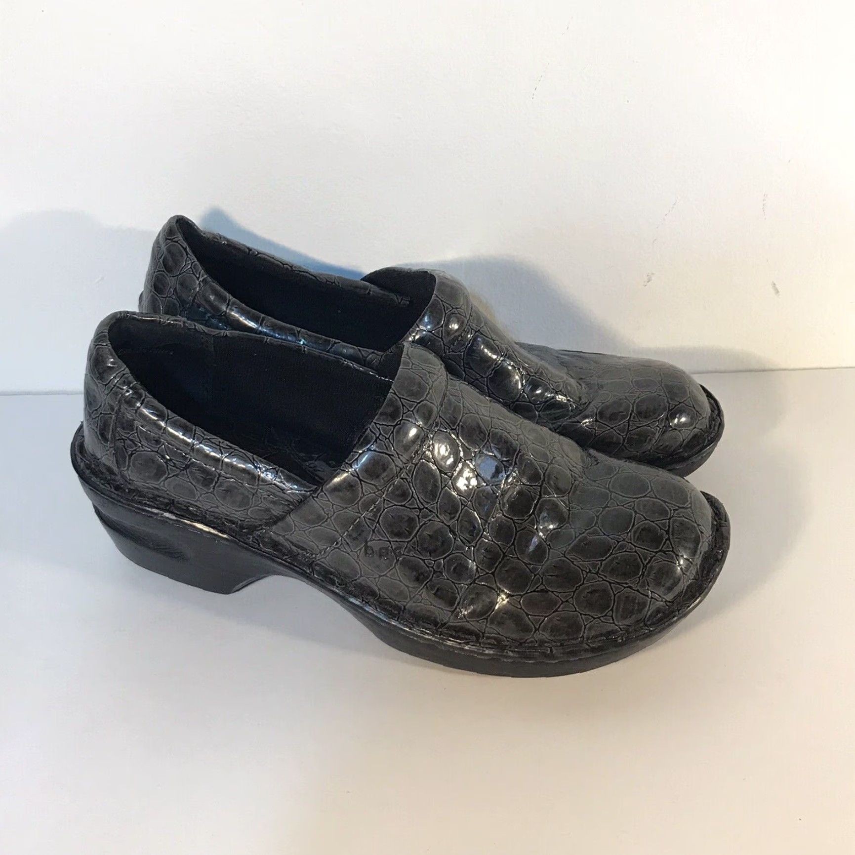 Born Born Concept Women's Wedge Clogs Size 8.5M Pewter Casual Comfort Fall Spring Summer Winter Size US 8.5 / IT 38.5 - 3 Thumbnail