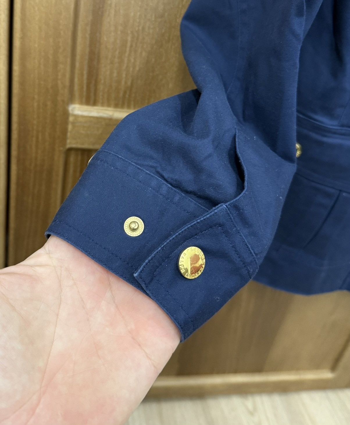 Ralph Lauren Vintage Ralph Lauren Navy Blue Jacket Womens Short Trench Size M / US 6-8 / IT 42-44 - 2 Thumbnail
