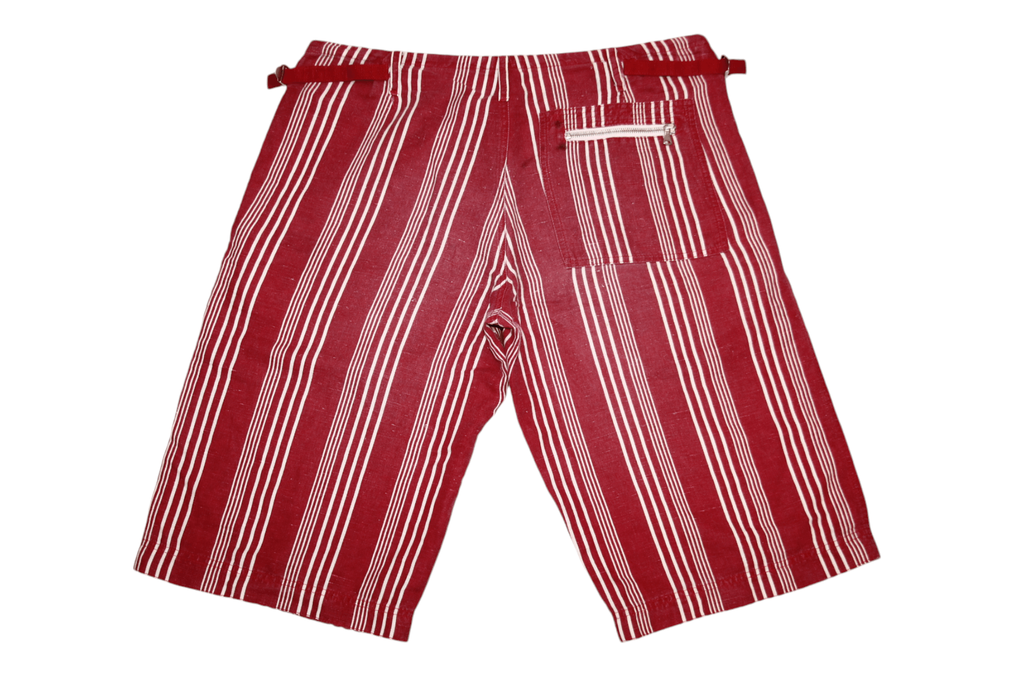 Armani Armani Jeans Eco Wash Striped Linen Cotton Bermuda Shorts Size US 38 / EU 54 - 4 Thumbnail