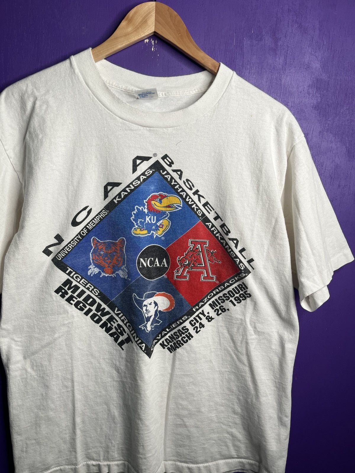 Logo 7 × Vintage Vintage 1995 logo 7 Midwest regional basketball t-shirt Size US M / EU 48-50 / 2 - 3 Thumbnail
