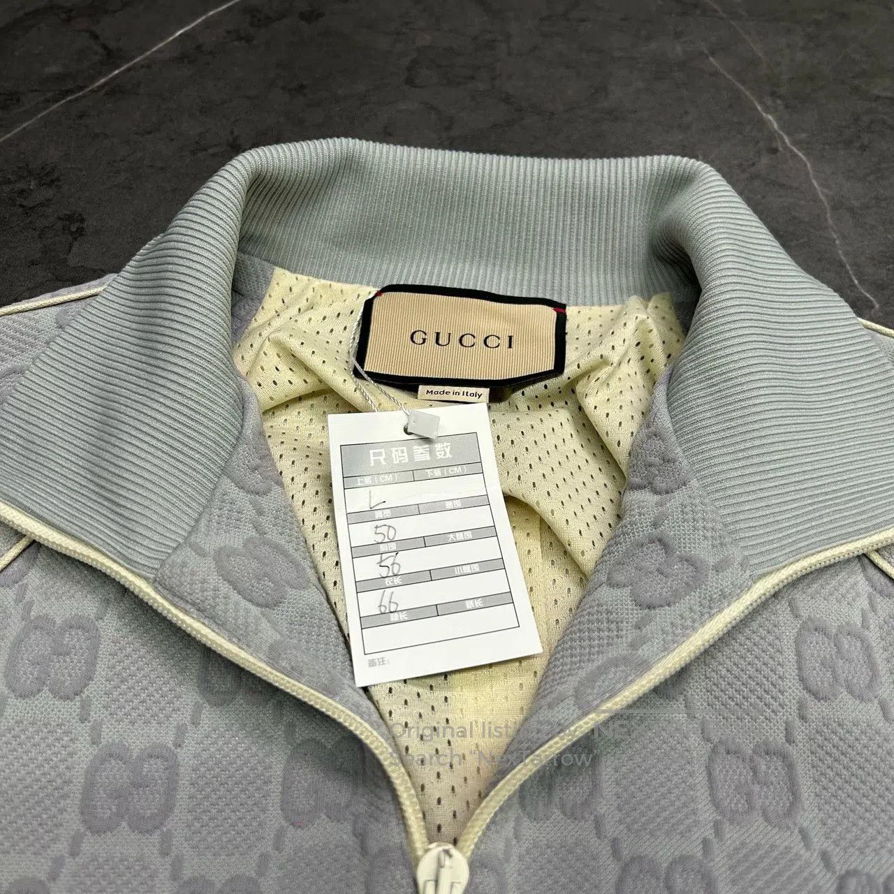 Gucci Guicci 24SS Grey All-Over Print Jacket| Size US L / EU 52-54 / 3 - 7 Thumbnail