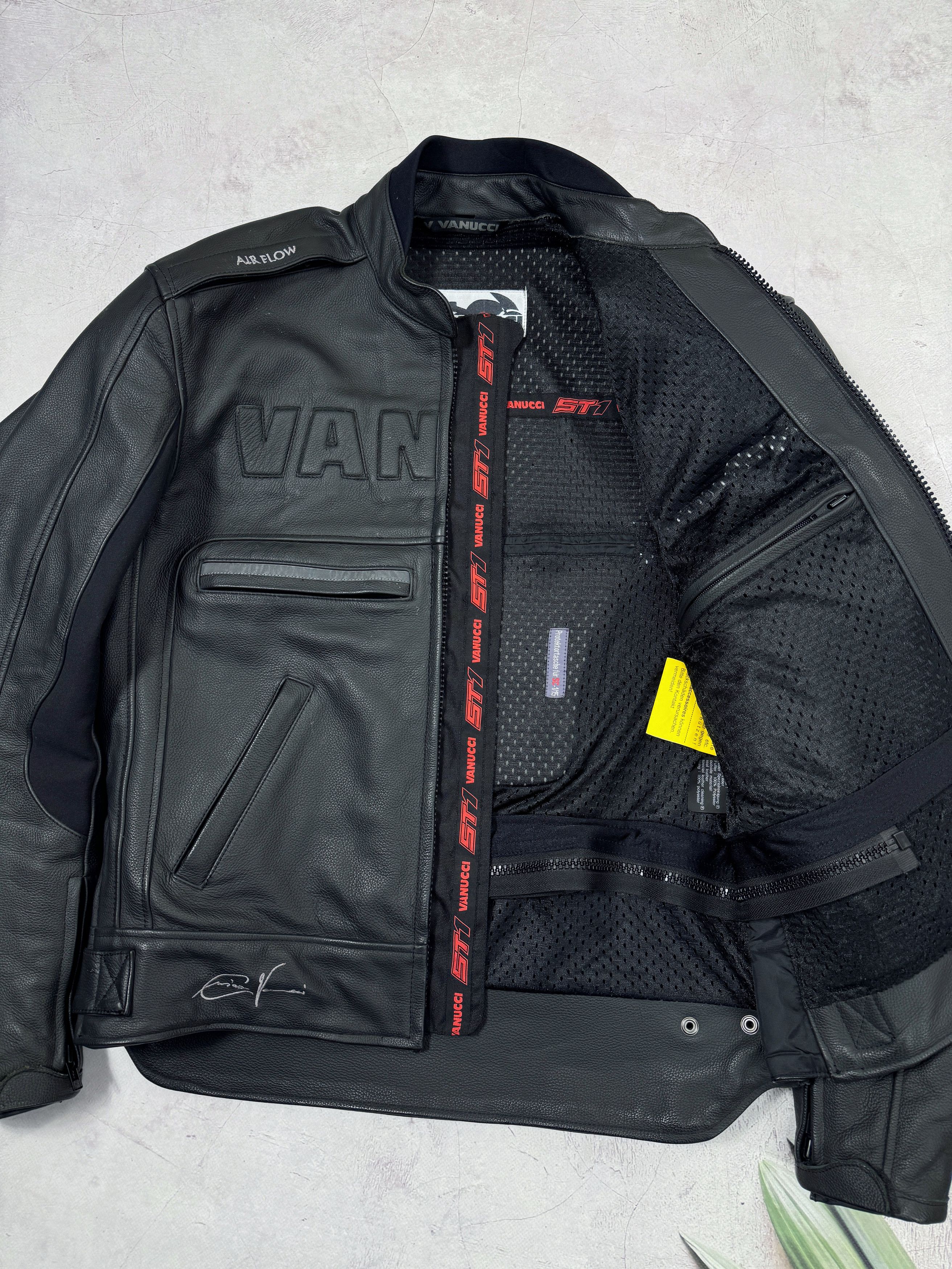 Other Vanucci Moto Leather Jacket with Protection Size US L / EU 52-54 / 3 - 5 Thumbnail