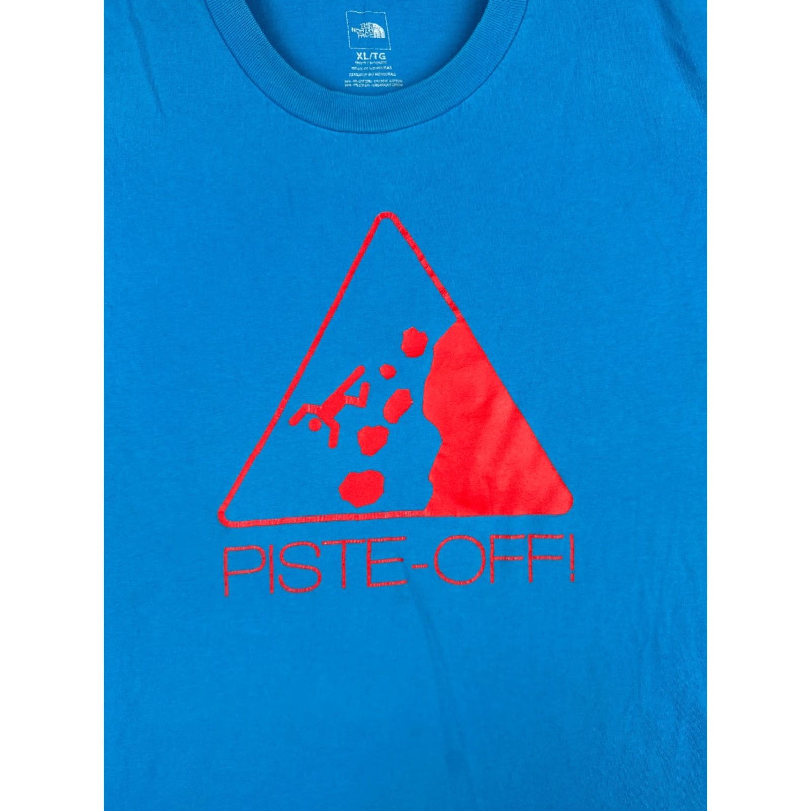 The North Face The North Face Shirt Men XL Blue Crew Neck Cotton Piste-Off! READ Logo All Seasons Breathable Regular T-Shirt Vintage: No Size US XL / EU 56 / 4 - 6 Thumbnail