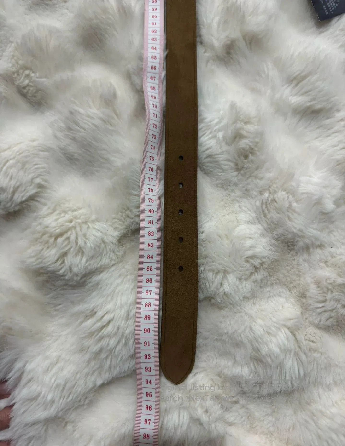 Saint Laurent Paris Saint Laurent SLP Gold Engraved Logo Belt. Size ONE SIZE - 9 Thumbnail