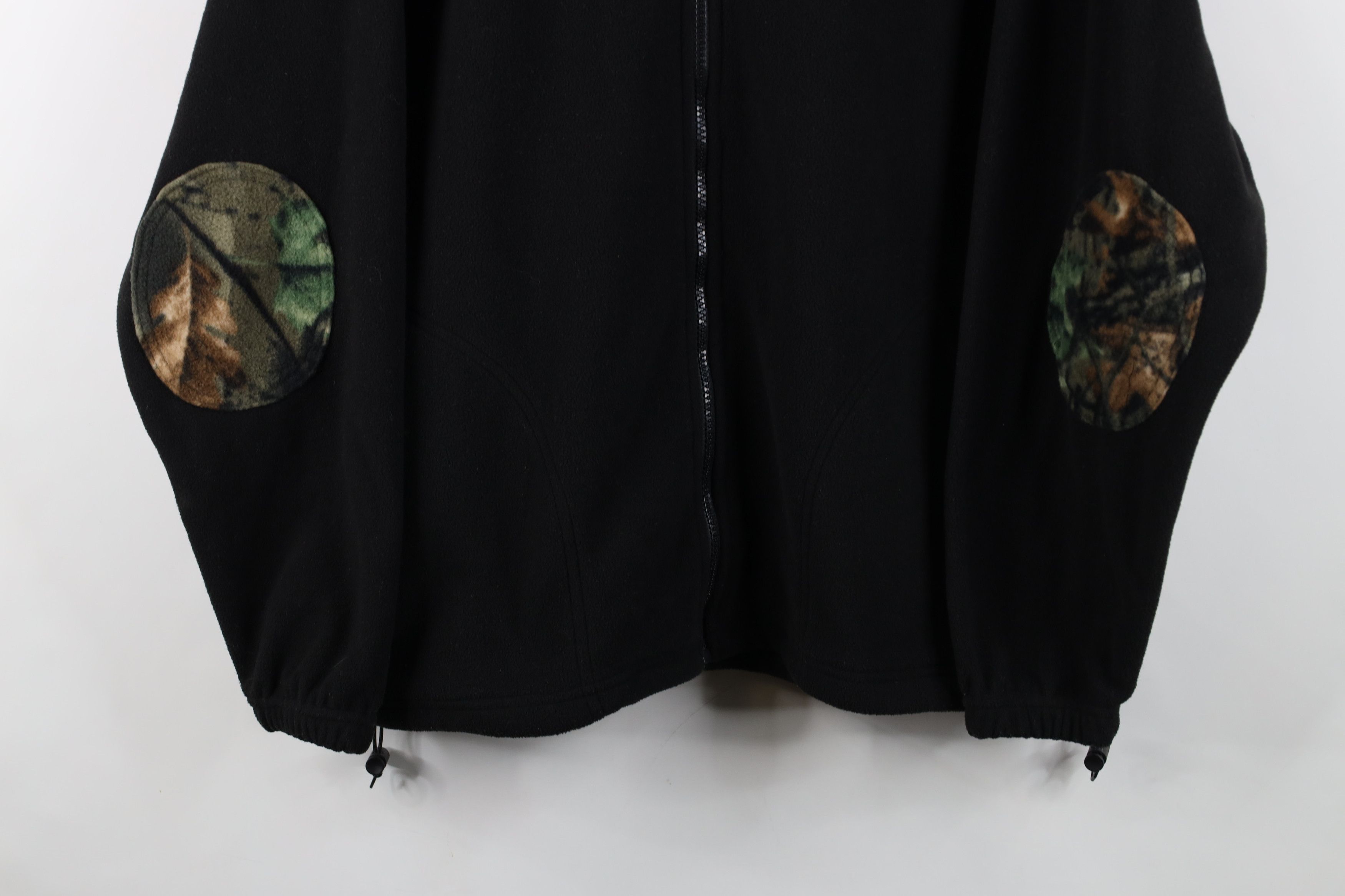 Vintage Vintage 90s Y2K Streetwear Camouflage Fleece Jacket Coat Size US L / EU 52-54 / 3 - 3 Thumbnail