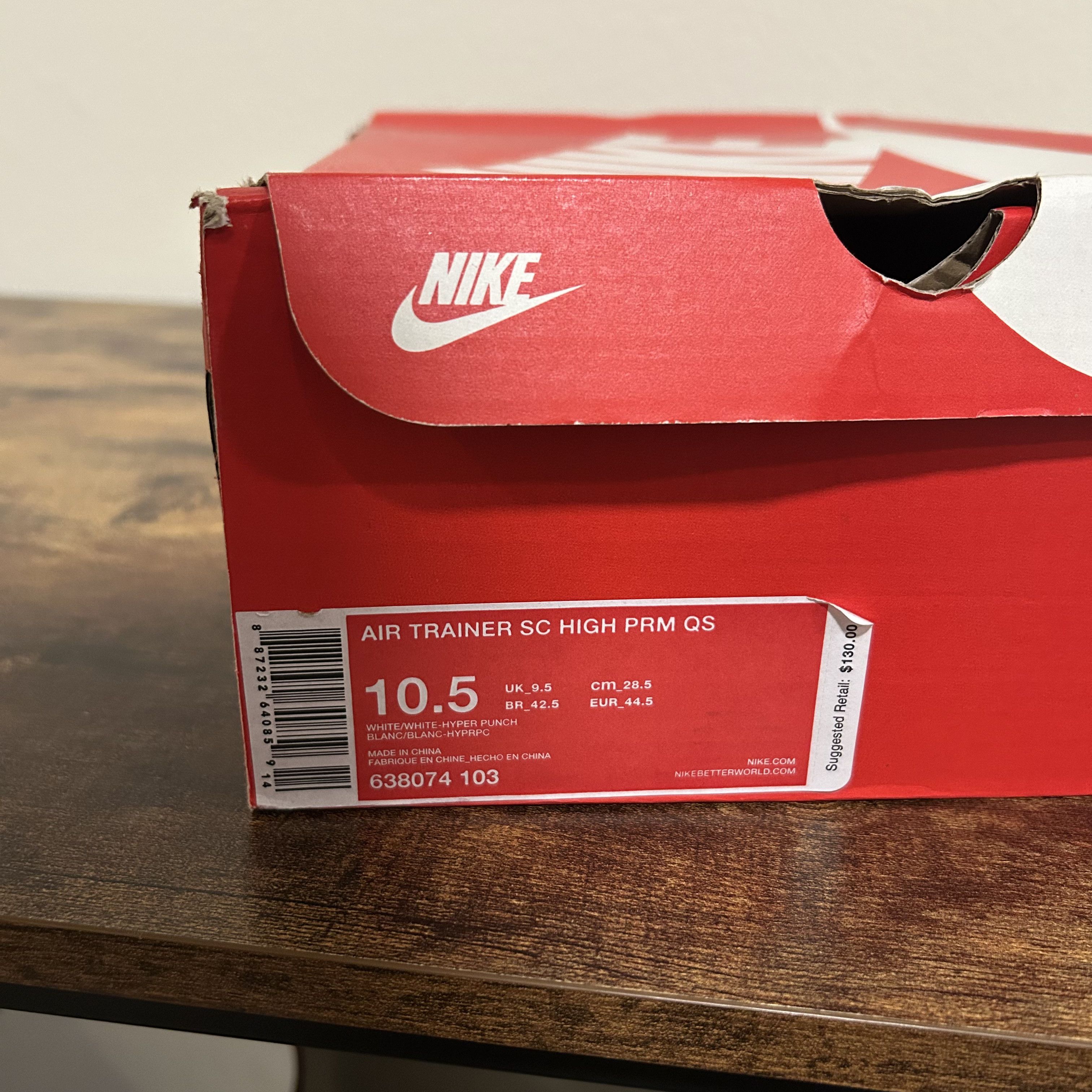 Nike 2013 Air Trainer SC Prm Hyper Punch Bo jackson Size US 10.5 / EU 43-44 - 6 Thumbnail