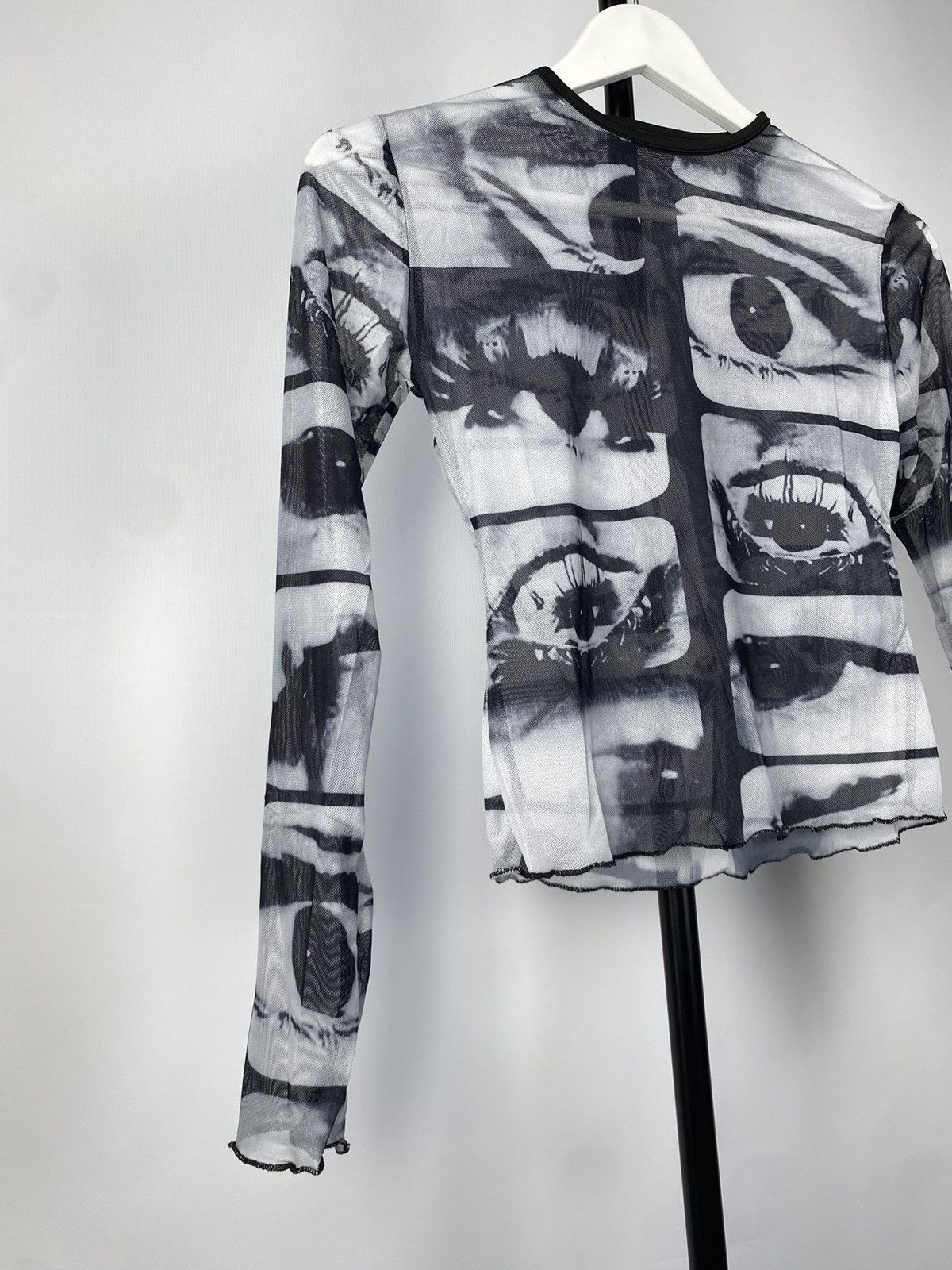 Designer × Japanese Brand Save The Queen Jean Paul Gaultier Style Mesh Top Blouses Size M / US 6-8 / IT 42-44 - 3 Thumbnail