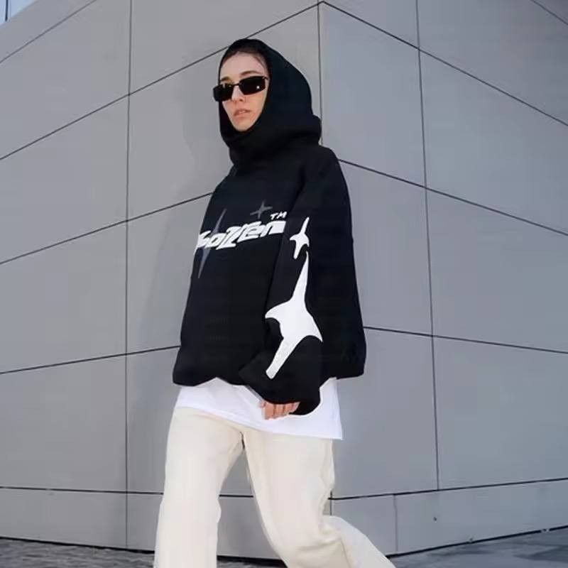 Vintage American vintage Hight Street hooded sweatshirt. Size US L / EU 52-54 / 3 - 2 Thumbnail