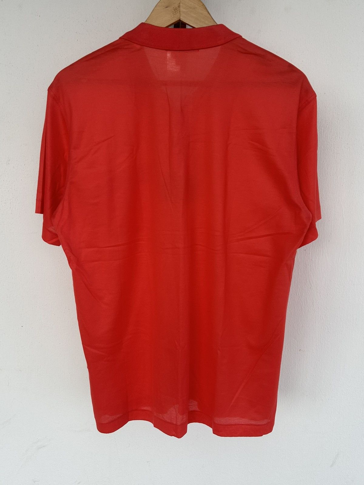 Yves Saint Laurent NOS Ysl Japan Vintage Polo Vermillion Collar Tee Size US L / EU 52-54 / 3 - 3 Thumbnail