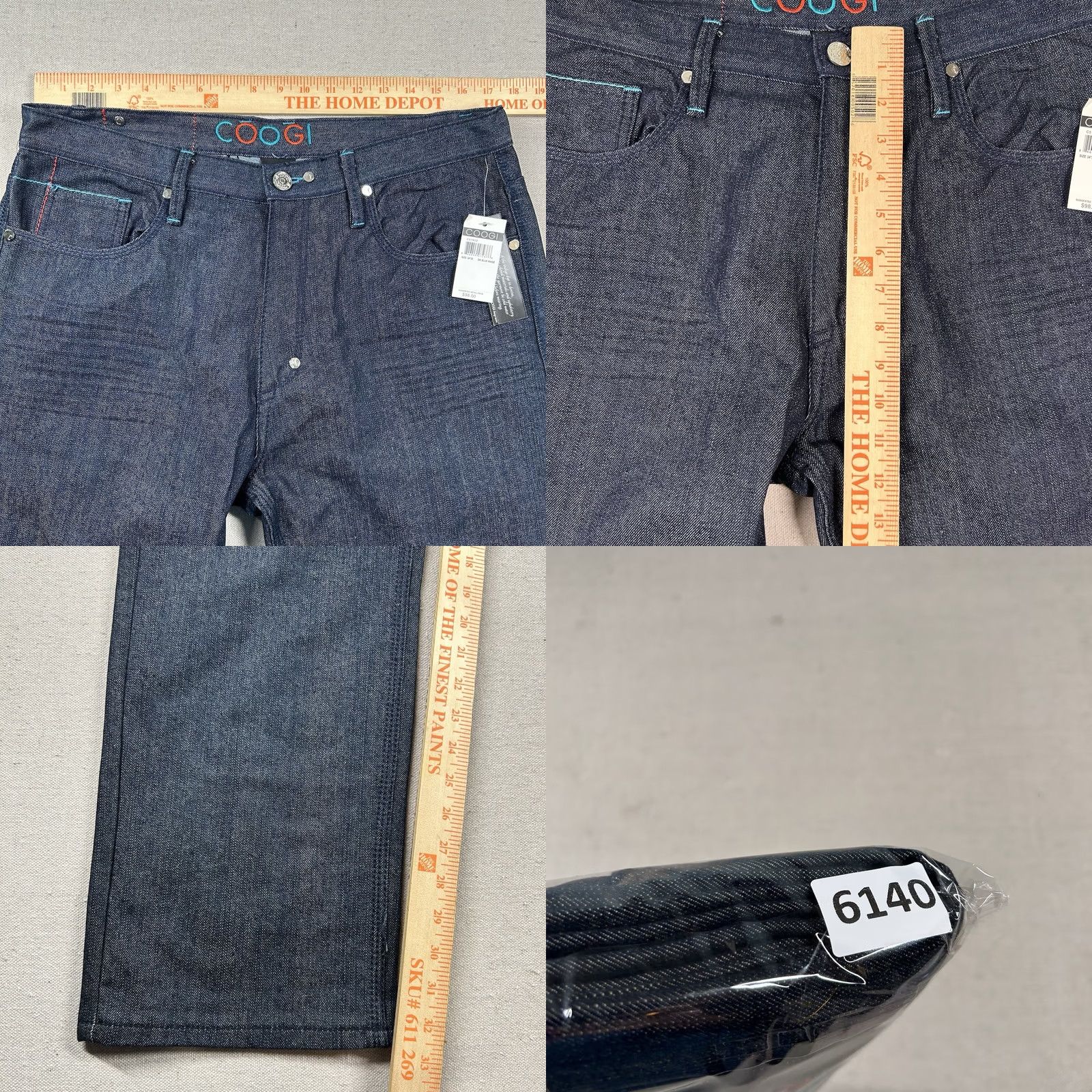 Coogi VINTAGE COOGI Jeans Mens 34x32 Patch Embroidered Australia Logo Denim Y2k Hip Hop Jeans Mens Size US 34 / EU 50 - 8 Thumbnail