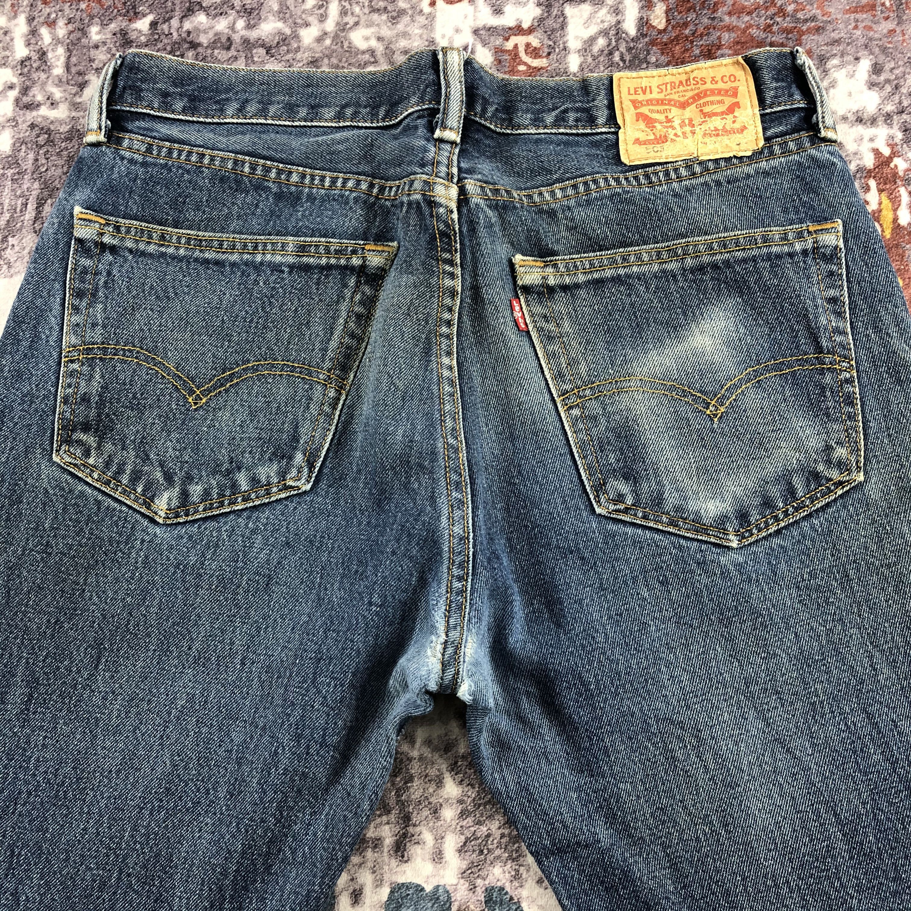 Levi's × Vintage Vintage Blue Wash Levis 505 Jeans-JM2681 Size US 34 / EU 50 - 5 Thumbnail