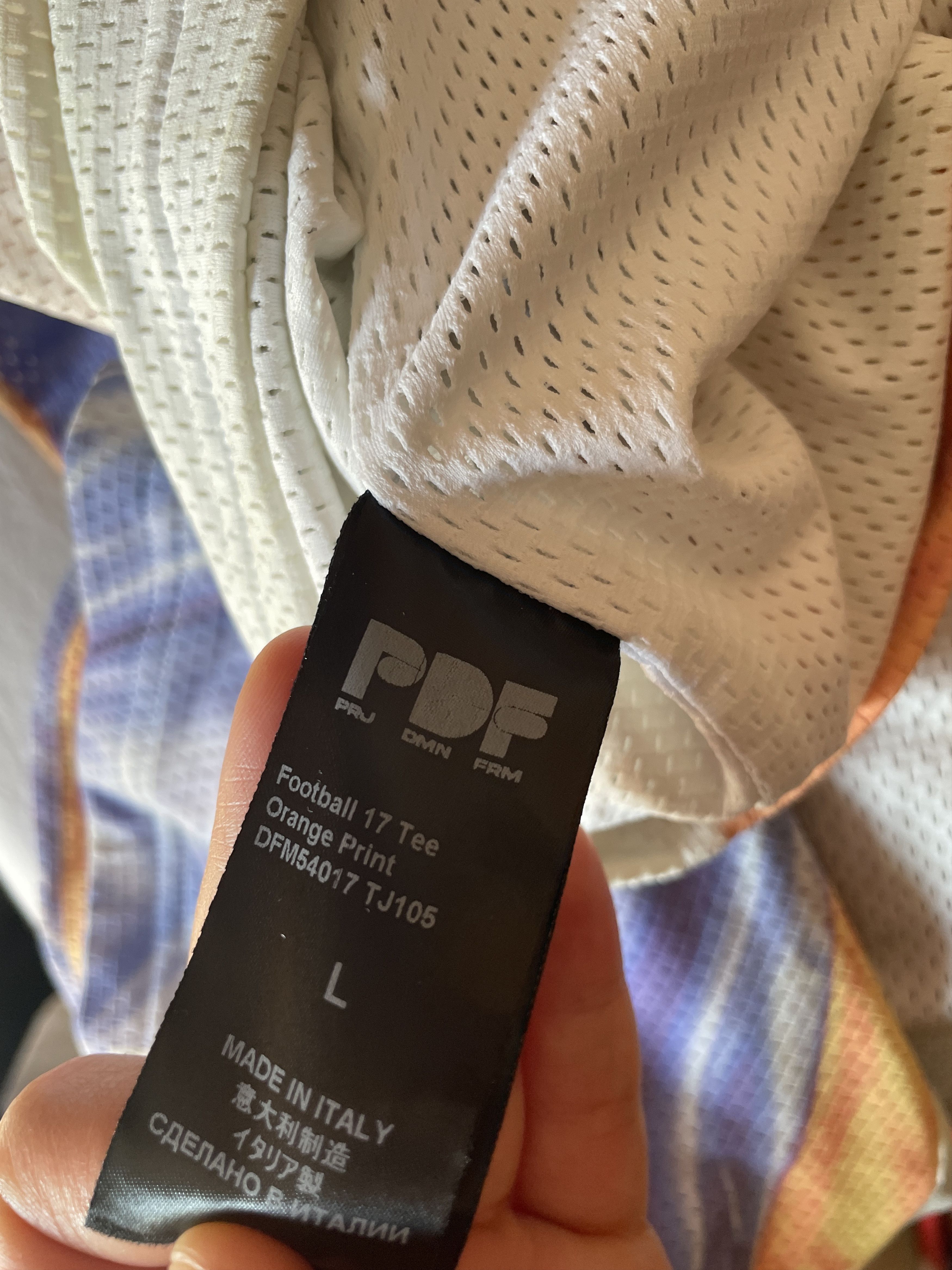PDF Jersey PDF Channel 17 orange Size US L / EU 52-54 / 3 - 4 Thumbnail