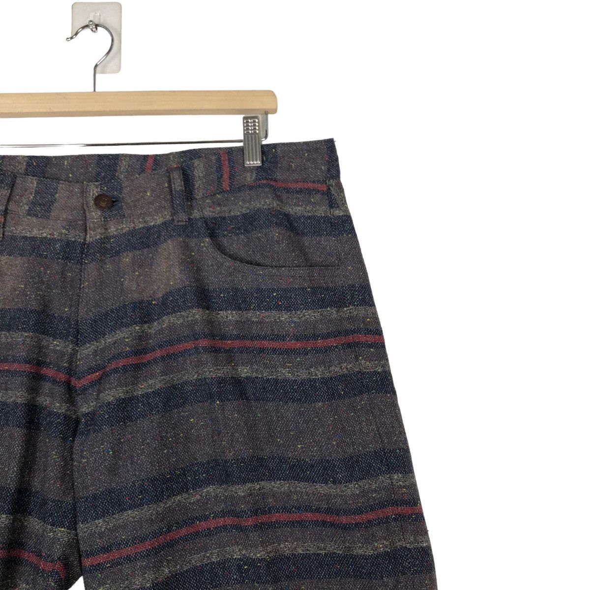 Japanese Brand 🔥SHORT PANT WOOL BLANKET THE GUILTS ISSEY MIYAKE Size US 36 / EU 52 - 6 Thumbnail
