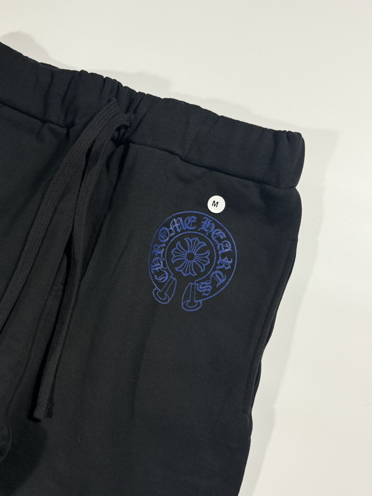 Chrome Hearts 🔥Chrome Hearts Black Blue Horseshoe Logo Sweatpants🔥 Size US 32 / EU 48 - 4 Thumbnail