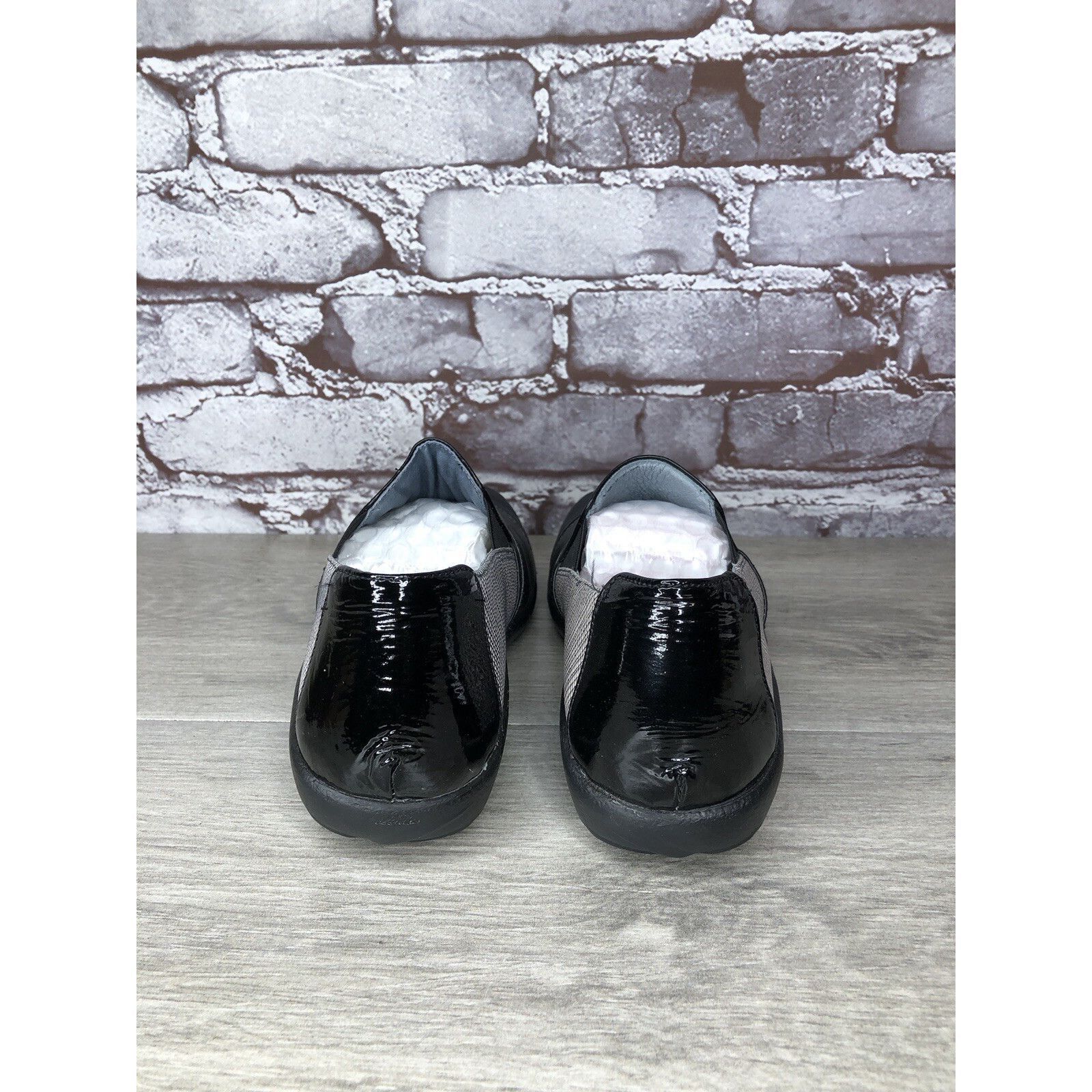 Other Naot Prescott Black Leather Grey Synthetic Comfort Casual Cl Size US 6 / IT 36 - 4 Thumbnail