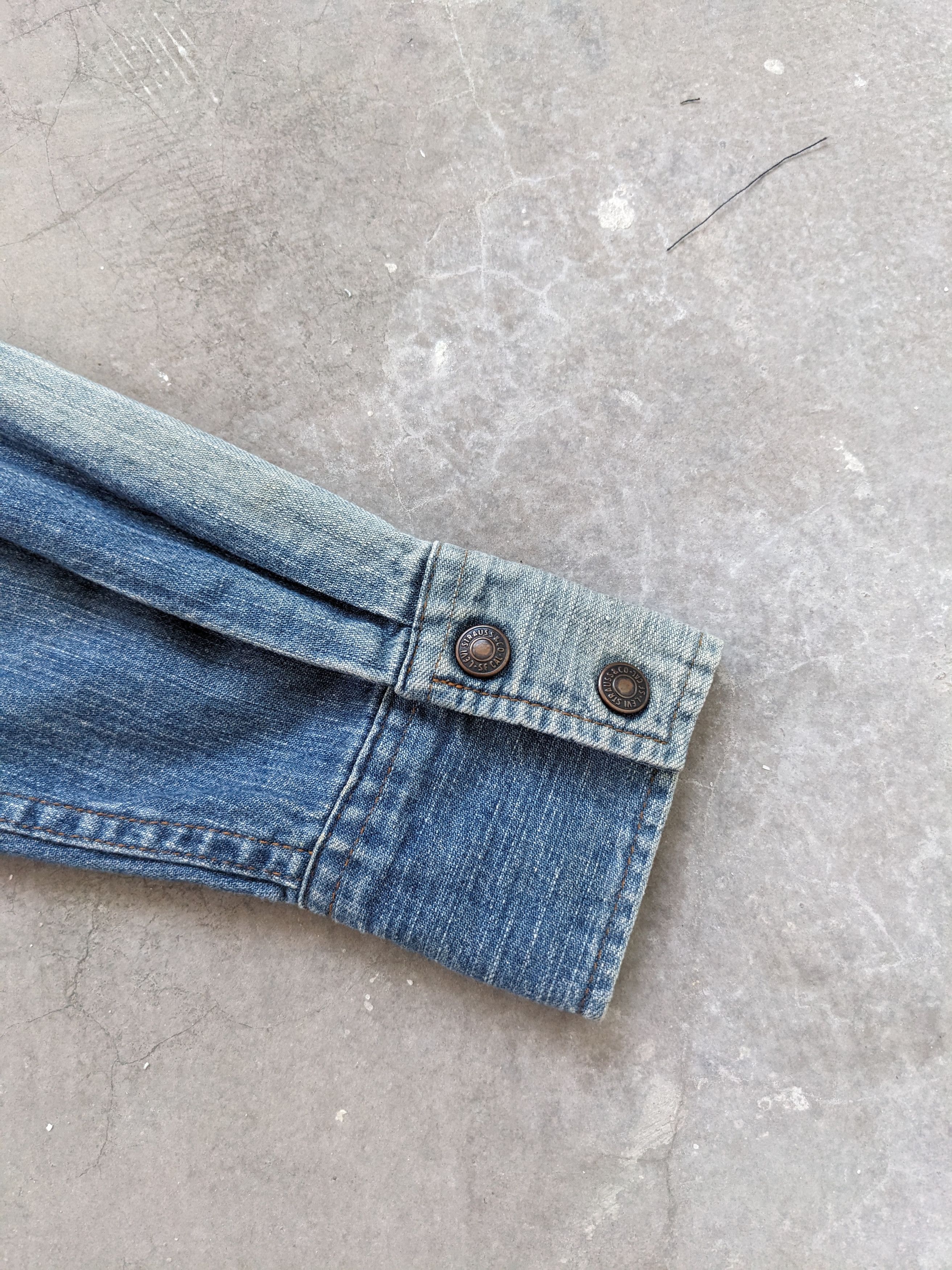 Levi's Vintage Levis Denim Shirt Boro Custom Made Size US M / EU 48-50 / 2 - 14 Thumbnail