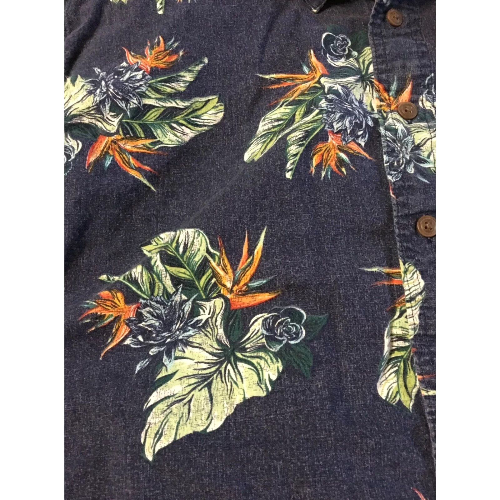 Croft & Barrow Croft & Barrow Hawaiian Button-Down Shirt M Floral Sailing Nautical vtg 90s Maui Size US M / EU 48-50 / 2 - 2 Thumbnail