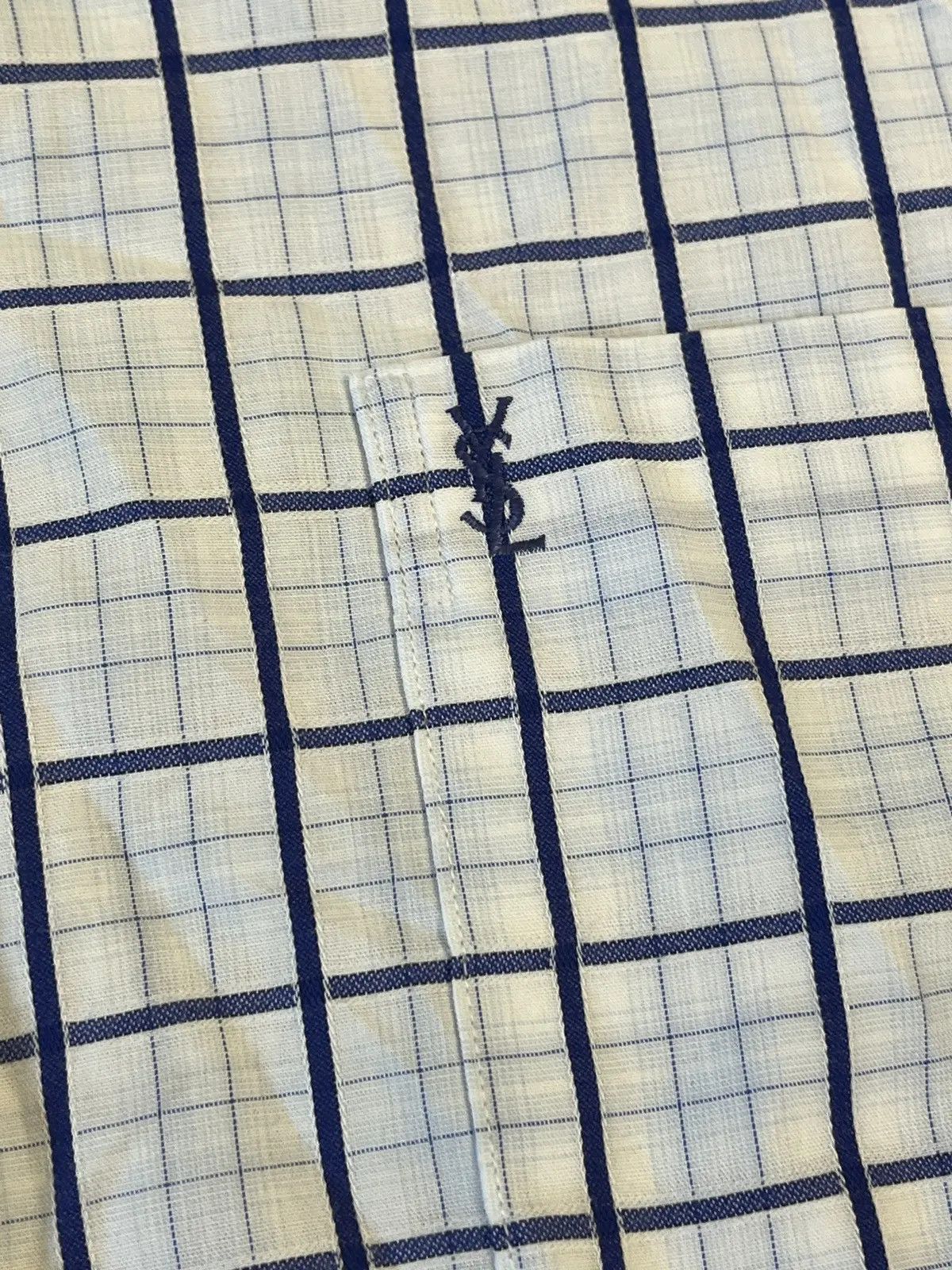 Yves Saint Laurent Yves Saint Laurent Vintage Shirt YSL Size US L / EU 52-54 / 3 - 2 Thumbnail