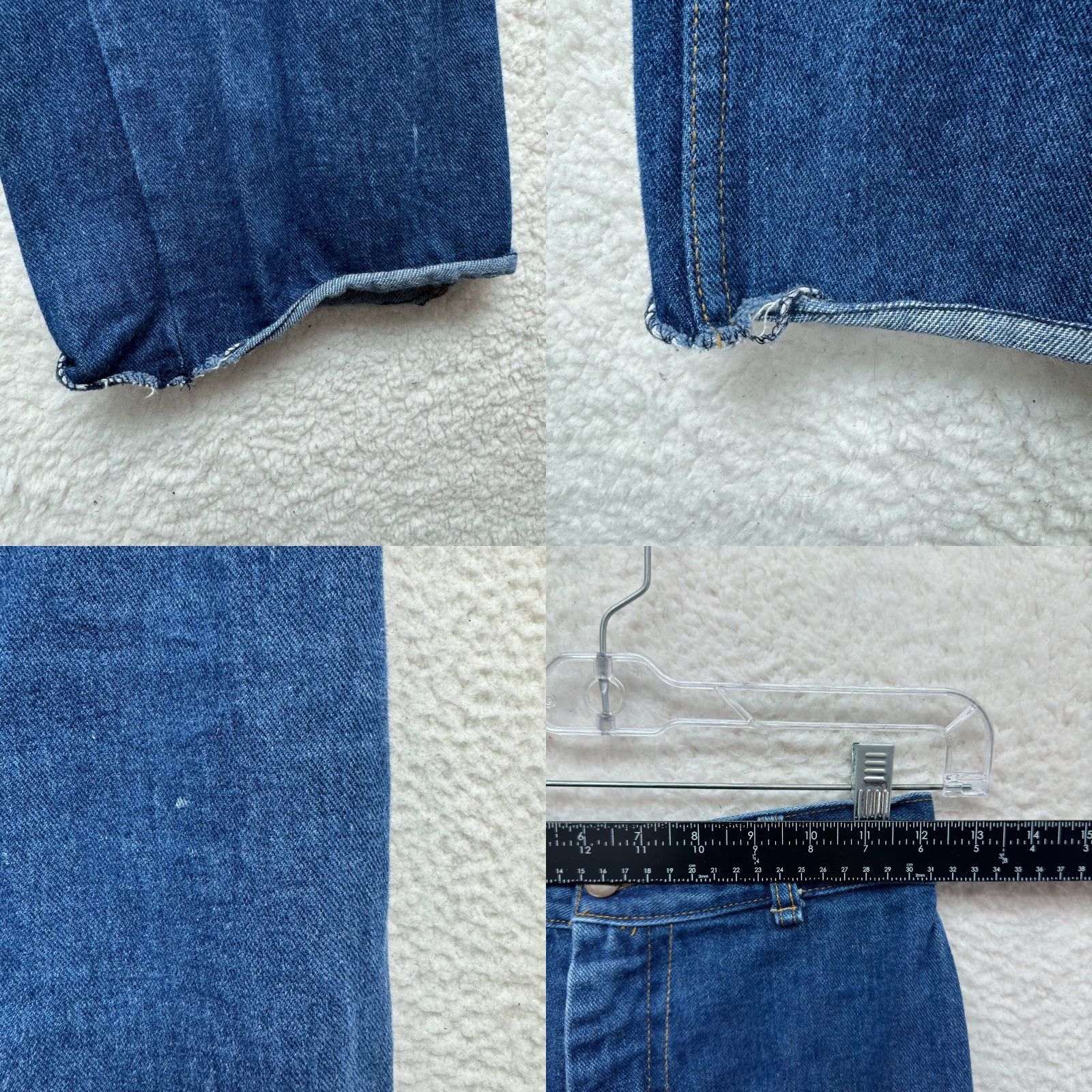Cougar VINTAGE 80s Western Jeans Cougar Denim Long Tall High Waist Embroidered Blue 0 24 Relaxed Straight Mens Womens Boys Girls Size 25" / US 0 / IT 36 - 8 Thumbnail