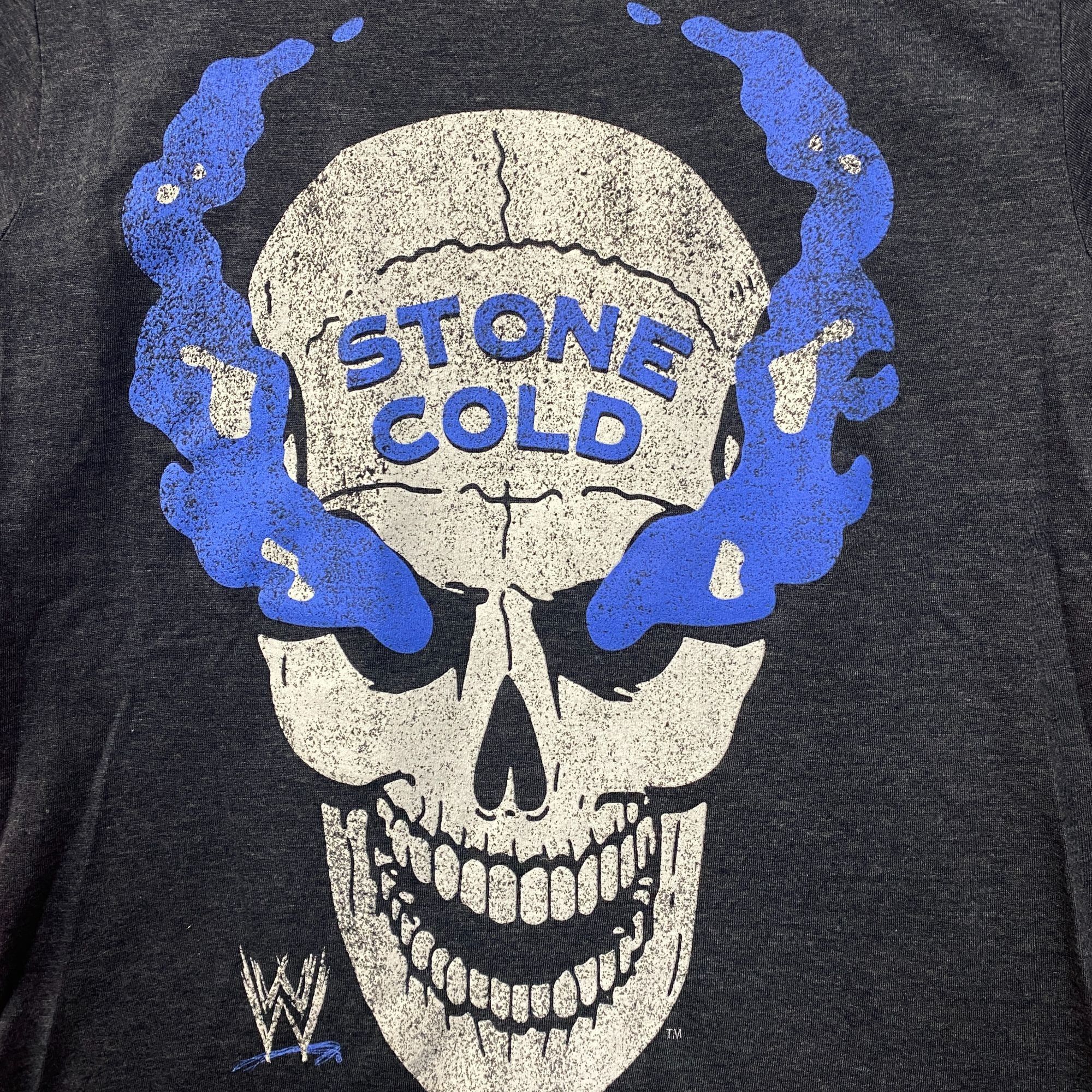WWE WWE Stone Cold Steve Austin Skull Graphic Design T-Shirt Ext Size US XS / EU 42 / 0 - 2 Thumbnail