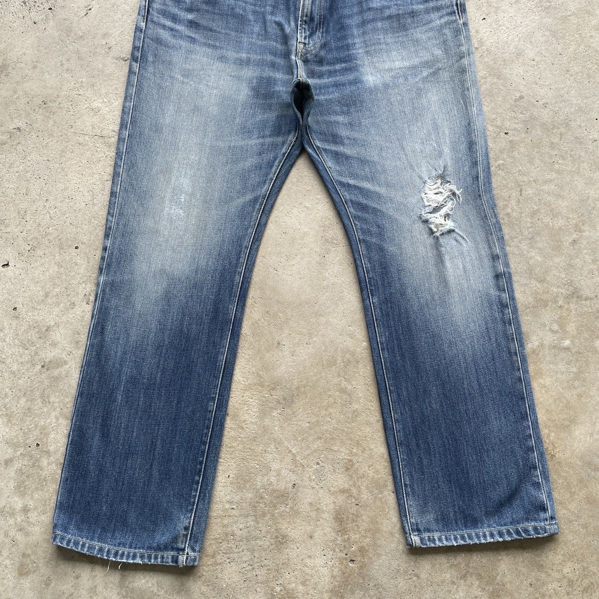 Japanese Brand W38💥 Vintage Japanese Faded Distressed Jeans Denim Pants Size US 38 / EU 54 - 4 Thumbnail