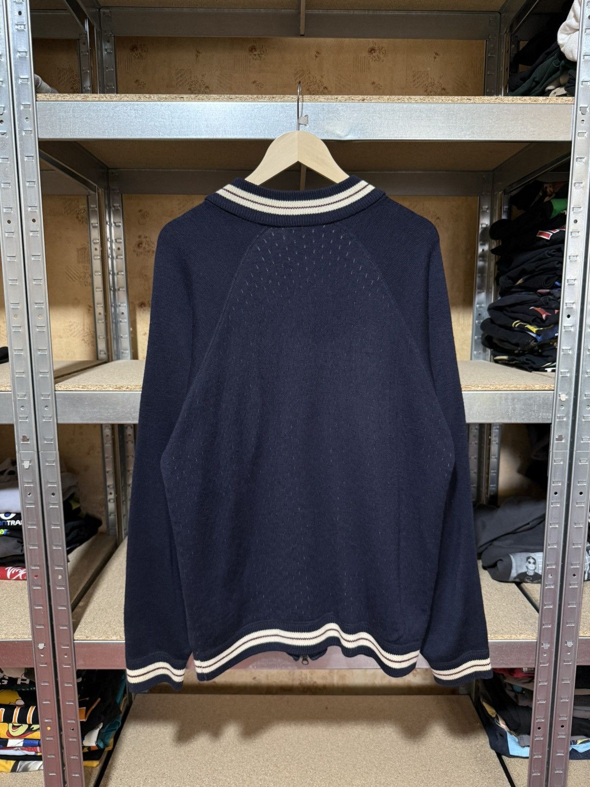 Lacoste × Vintage Vintage 90’s Lacoste Zip Pullover Retro Sweater Cardigan Size US XXL / EU 58 / 5 - 2 Thumbnail