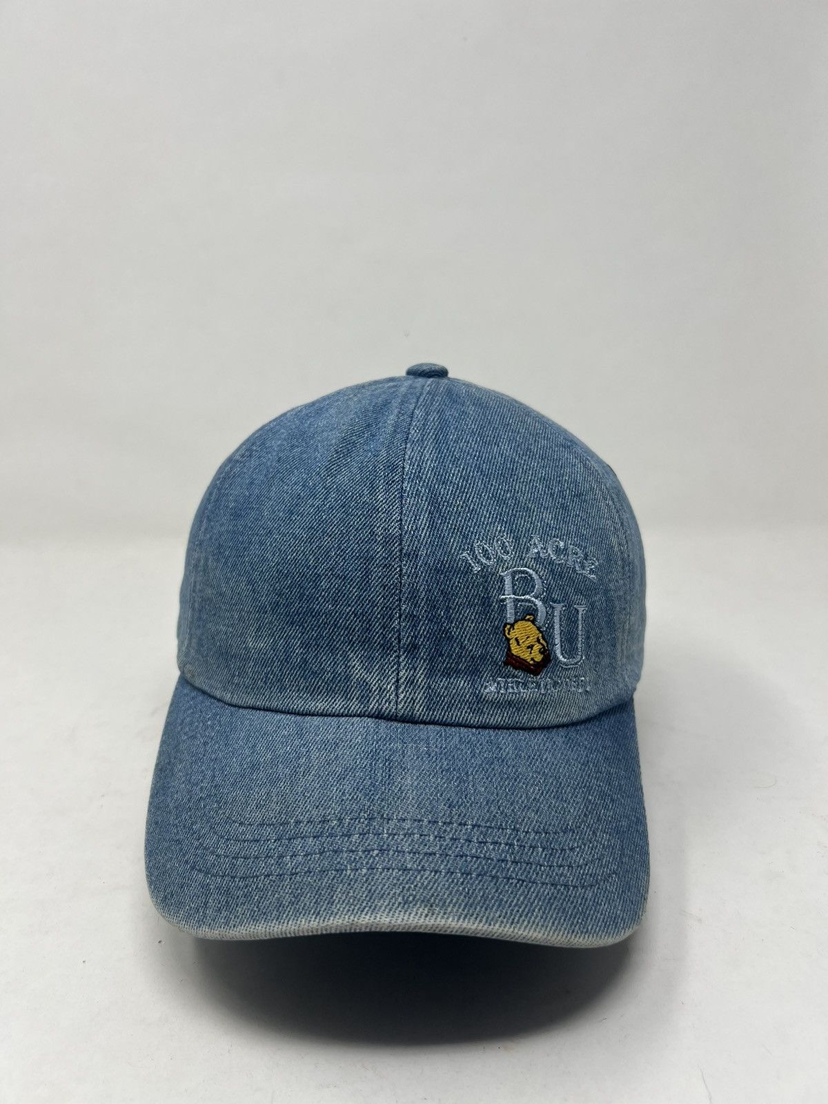 Vintage Vintage Winnie The Pooh Denim Hat Cap Size ONE SIZE - 1 Thumbnail