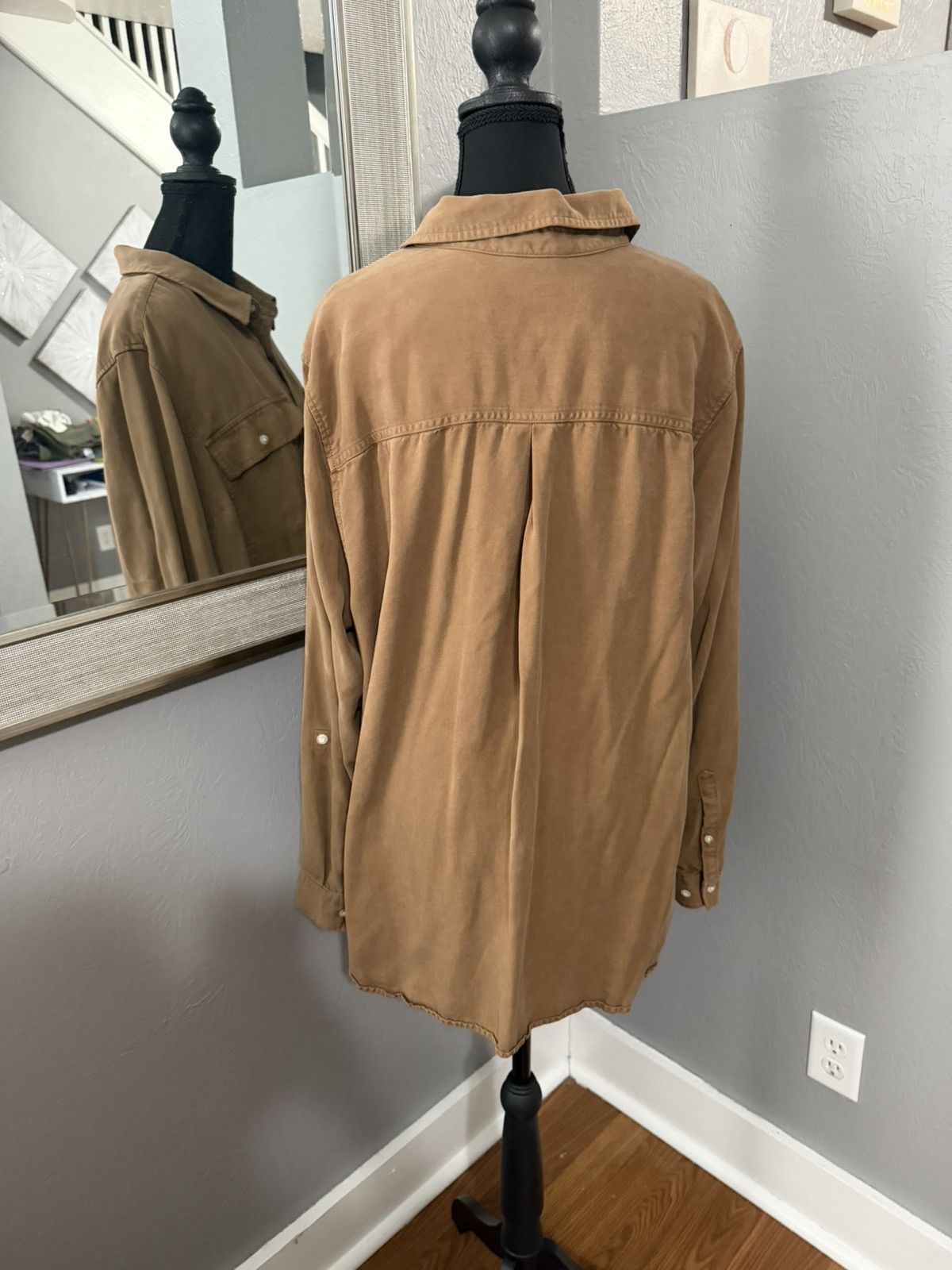 L.L. Bean LL Bean Tyncell Burton Down Shirt Brown Size 2X. Size US XXL / EU 58 / 5 - 3 Thumbnail