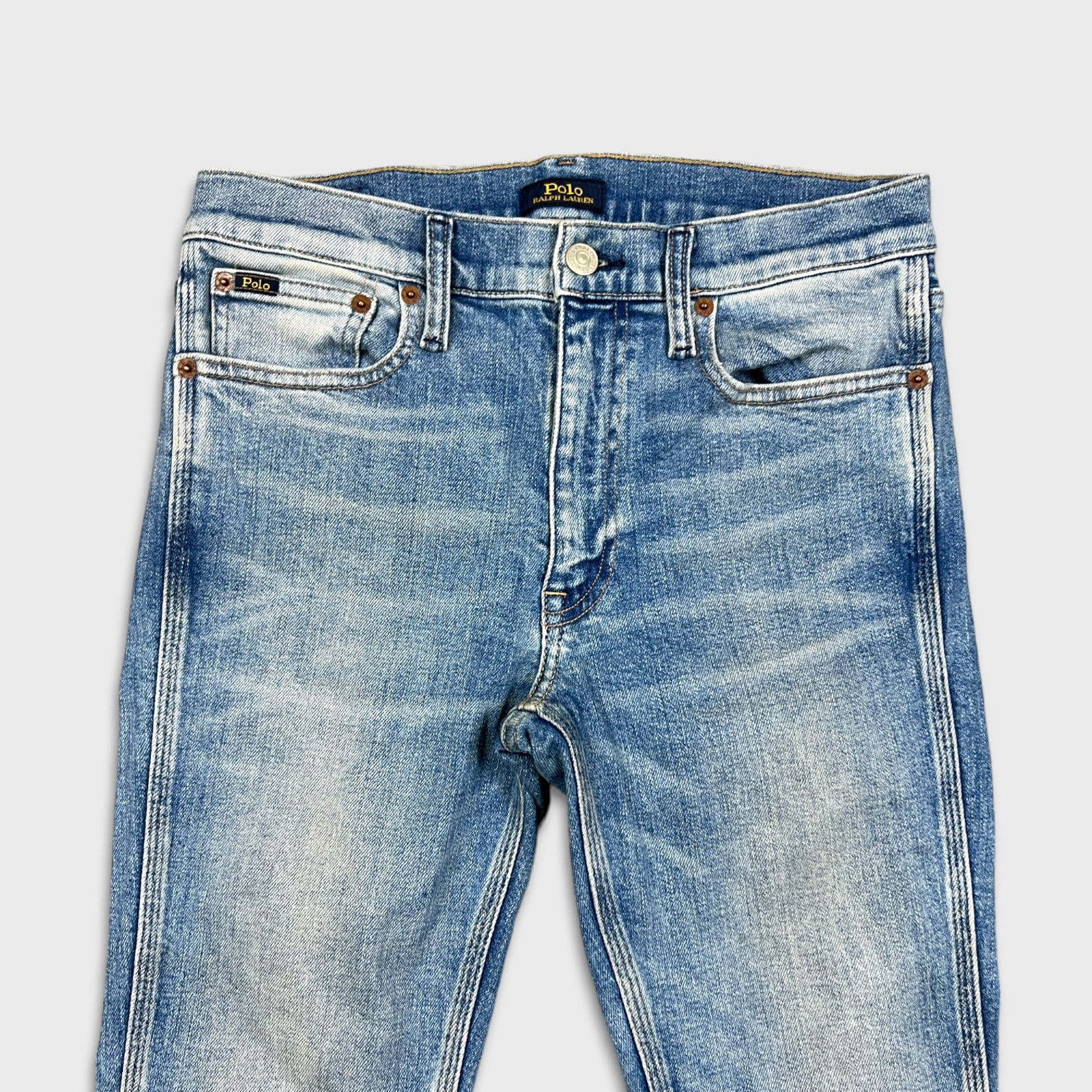 Polo Ralph Lauren × Ralph Lauren × Vintage Polo Ralph Lauren Jeans sz 28 Tompkins Mid Rise Skinny Denim Size 28" / US 6 / IT 42 - 2 Thumbnail