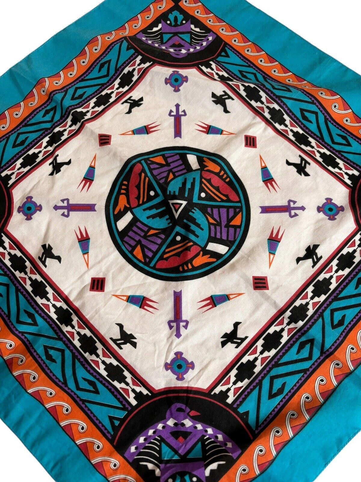 Vintage Vintage 90s Hav-A-Hank Southwest Bandana Made In USA Size ONE SIZE - 3 Thumbnail