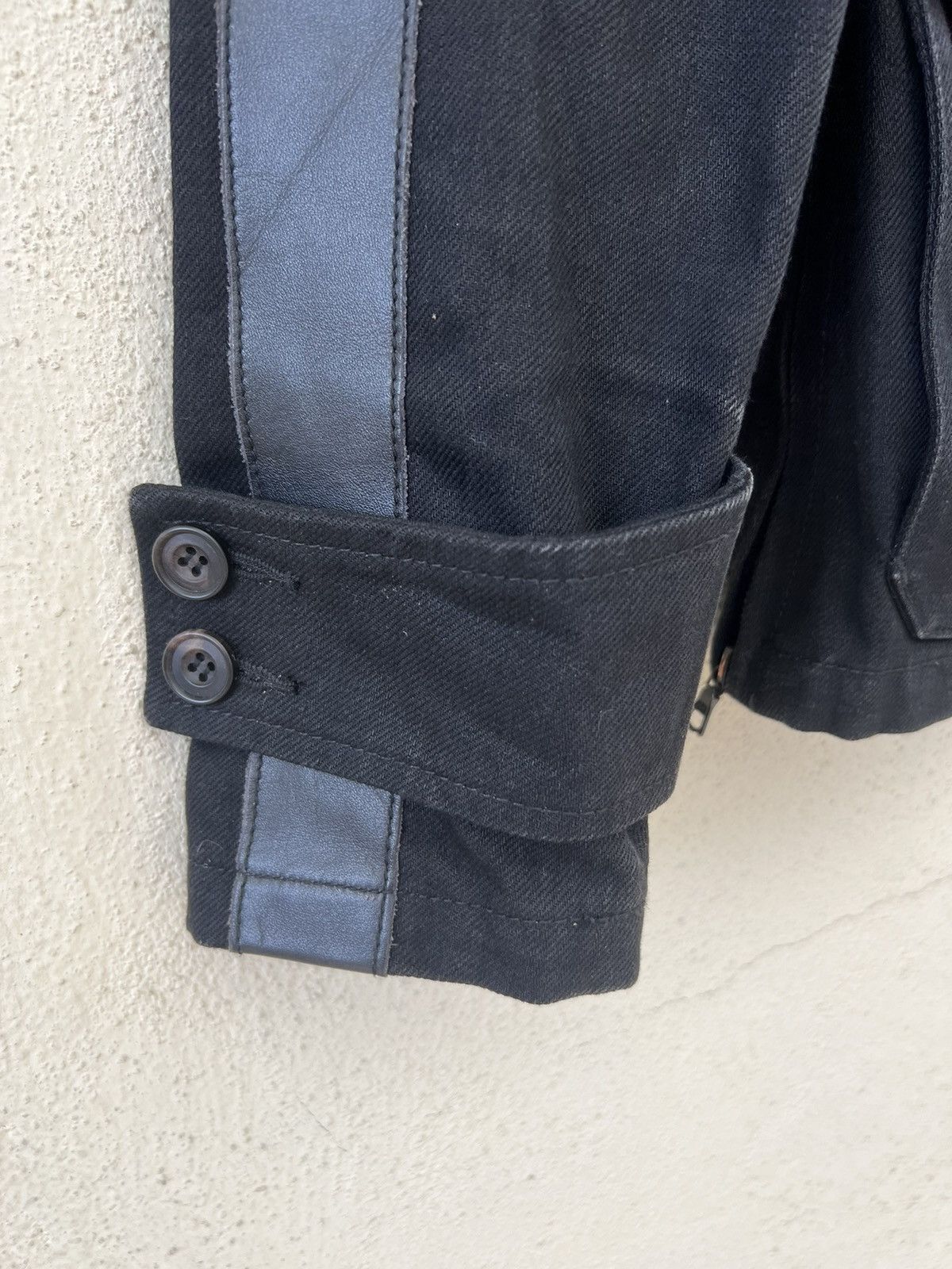 junhashimoto Jun Hashimoto Macknight Hybrid Black Denim Jacket Size US M / EU 48-50 / 2 - 9 Thumbnail