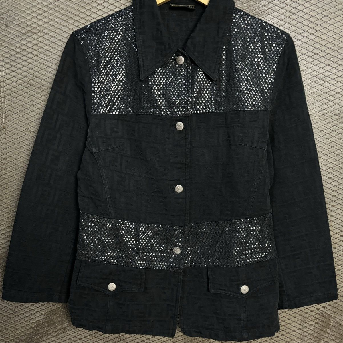 Fendi Vintage Fendi Zucca Jacket Size M / US 6-8 / IT 42-44 - 2 Thumbnail