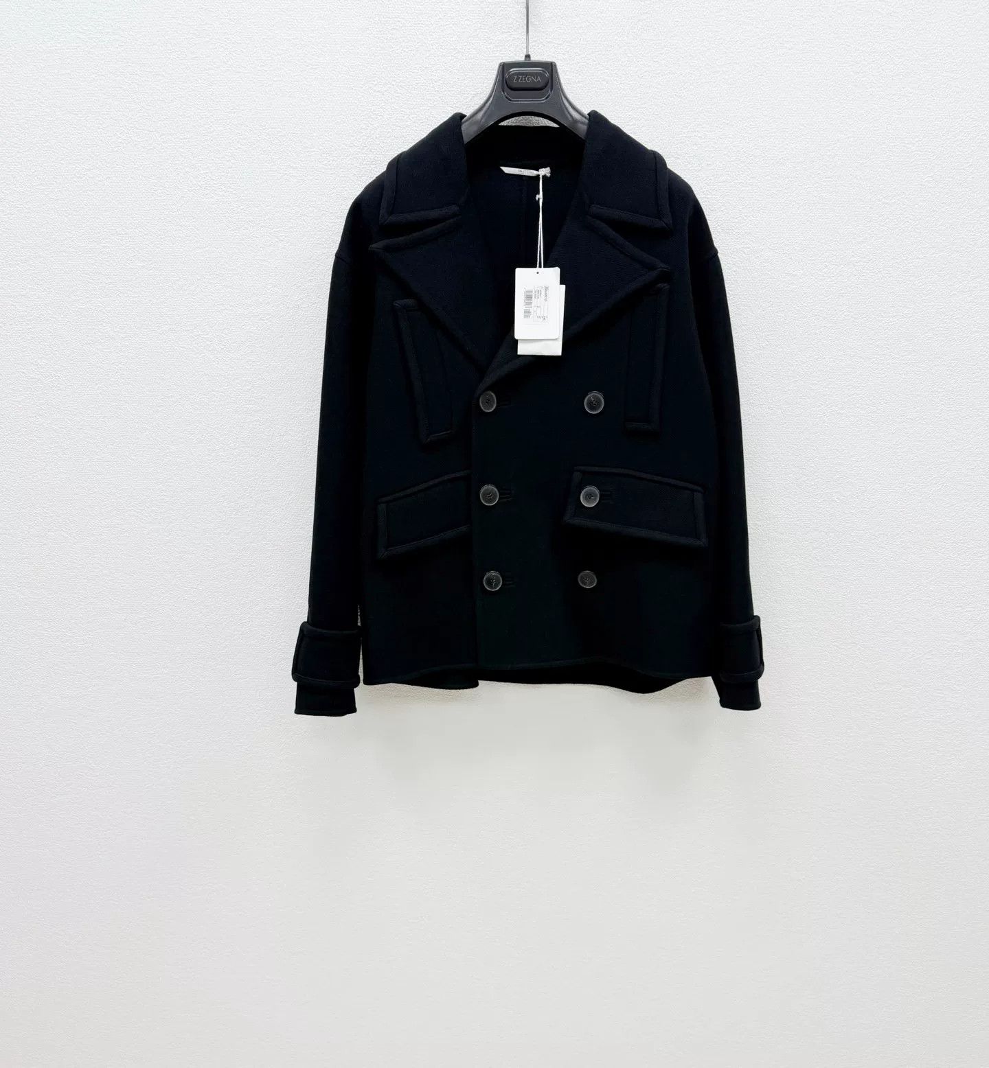 Valentino VALENTINO Wool Double-Breasted Coat Size US XS / EU 42 / 0 - 1 Thumbnail