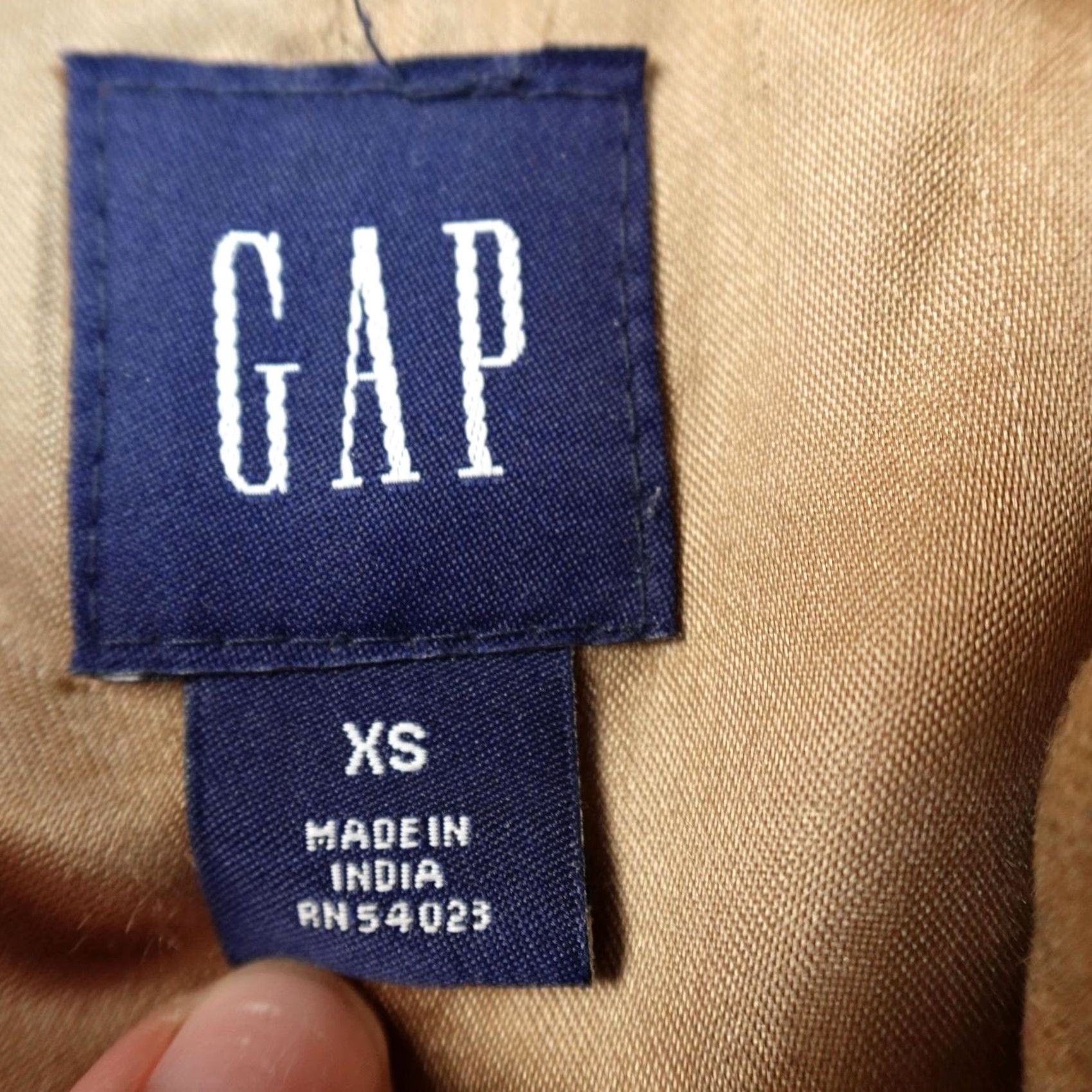 Gap Gap Jacket Pea Coat Womens XS Beige Wool Blend Short Zip Duffle Full Zip Toggle Parka Casual Winter Size XS / US 0-2 / IT 36-38 - 5 Thumbnail