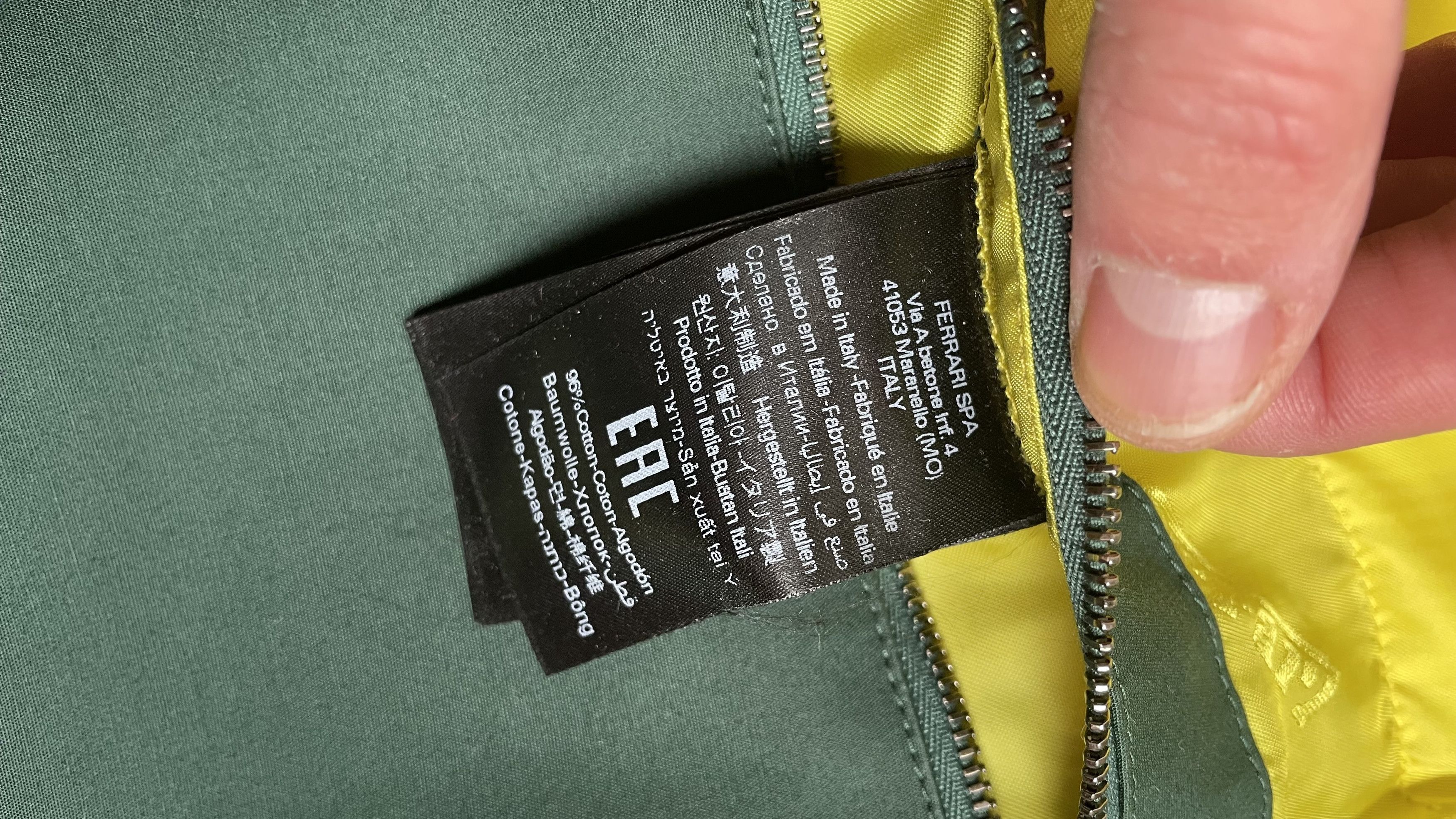 Ferrari Ferrari Ready to Wear 2022 Green Race Jacket Size US L / EU 52-54 / 3 - 8 Thumbnail