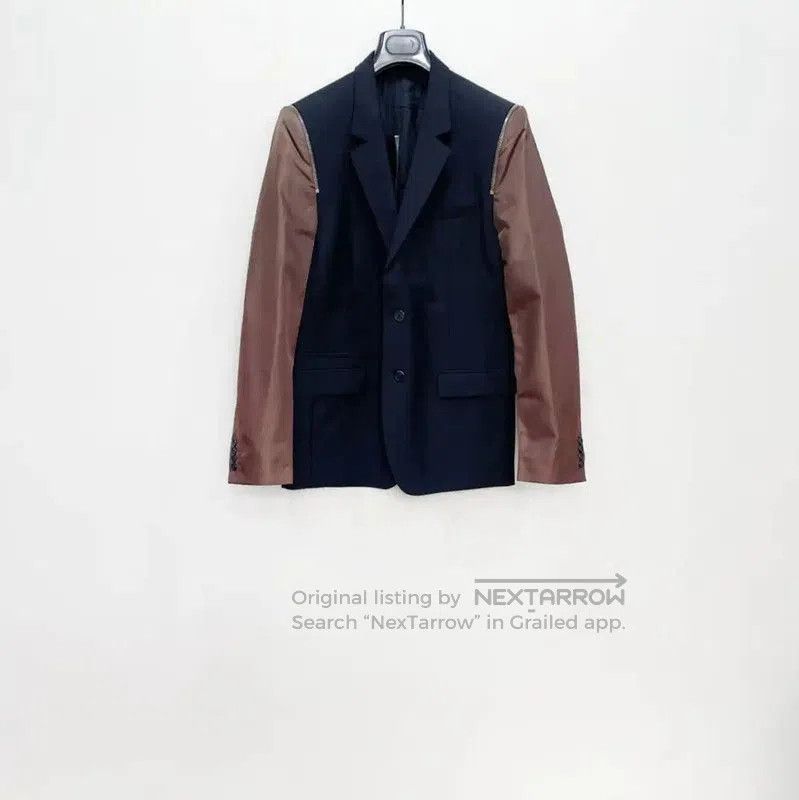 Givenchy Givenchy Wool Men's Outerwear in Dark Blue . Size US L / EU 52-54 / 3 - 1 Thumbnail