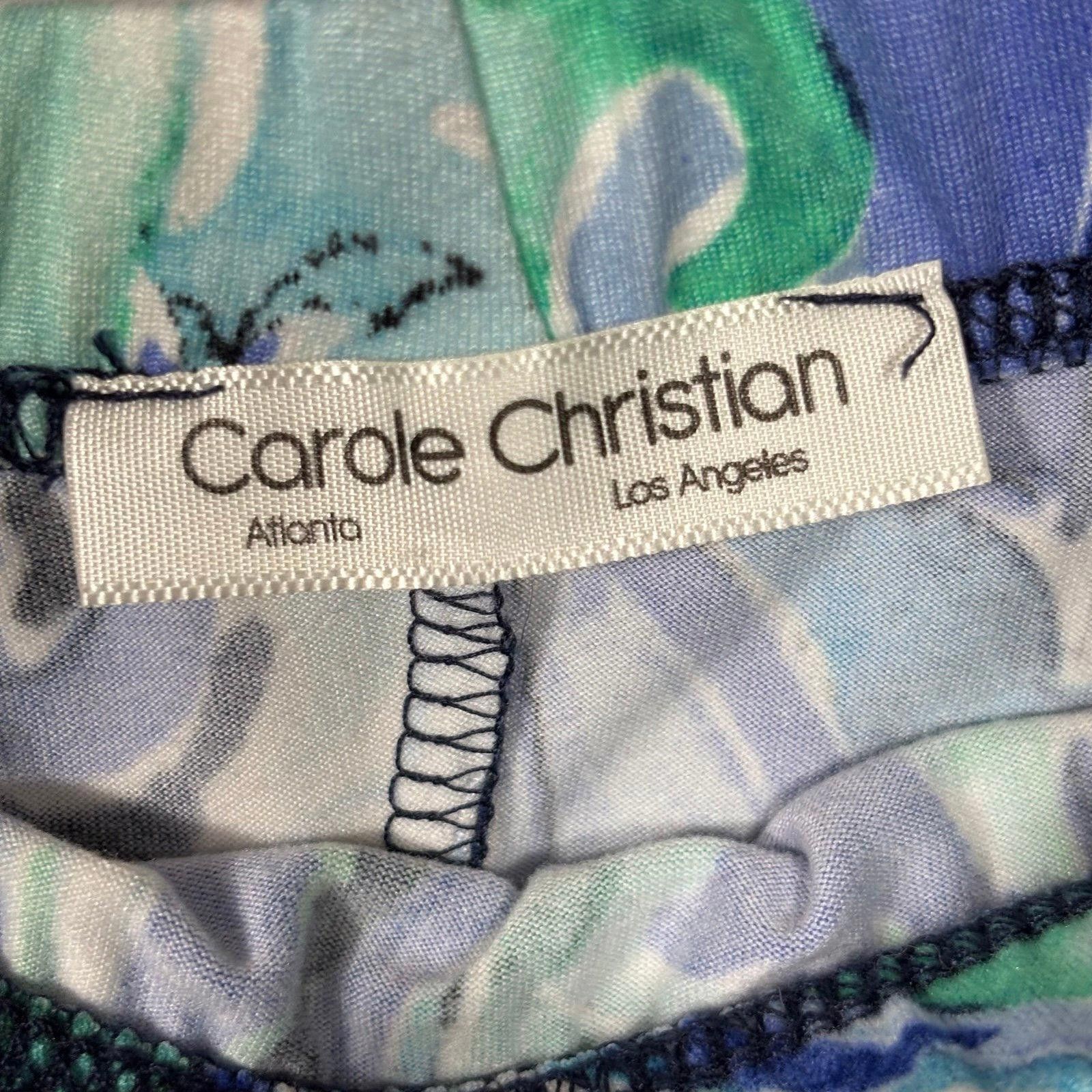 Other Carole Christian Floral A-Line Skirt Size XL Size 40" / US 18 - 4 Thumbnail